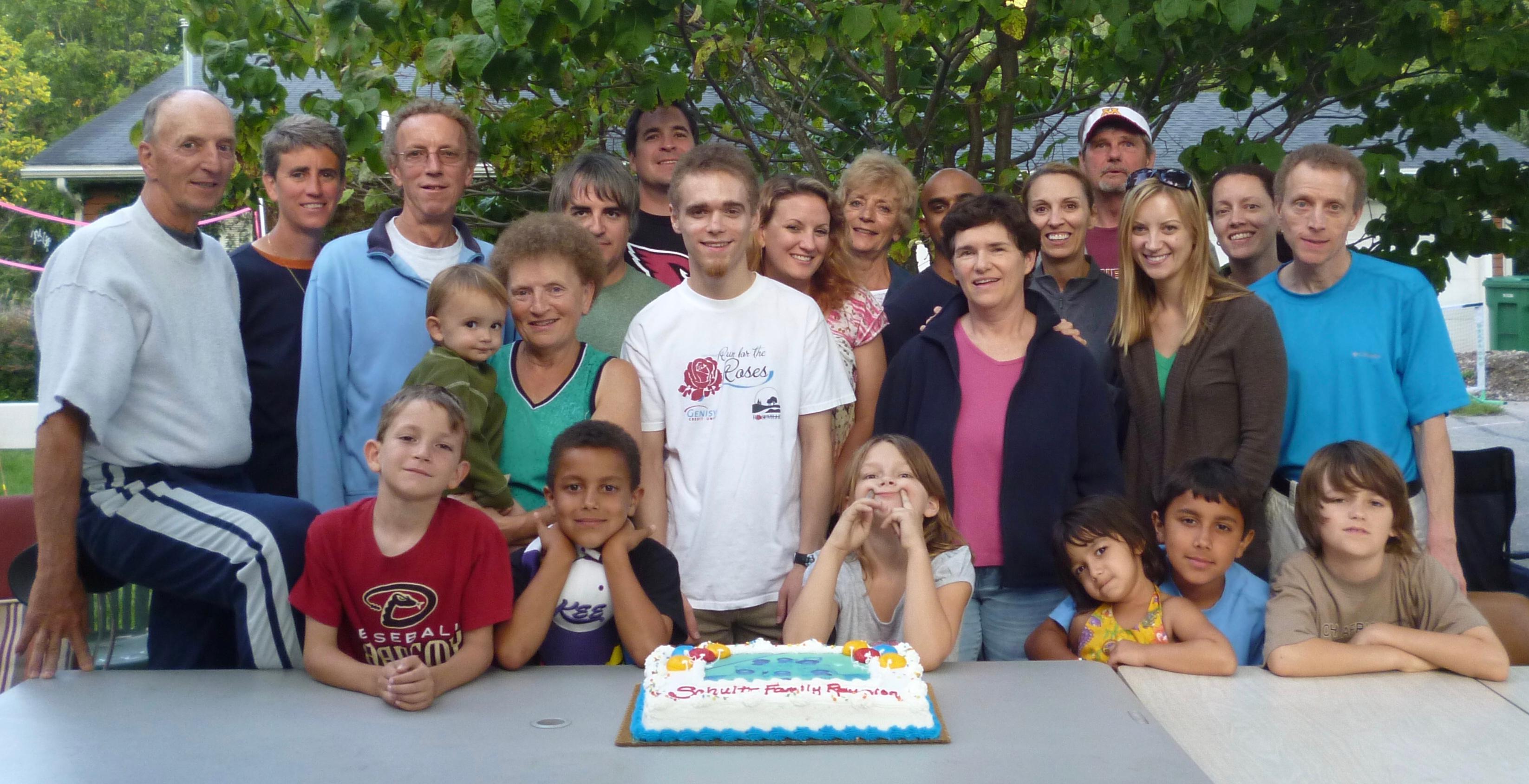 Schultz family reunion, Winona, 2012