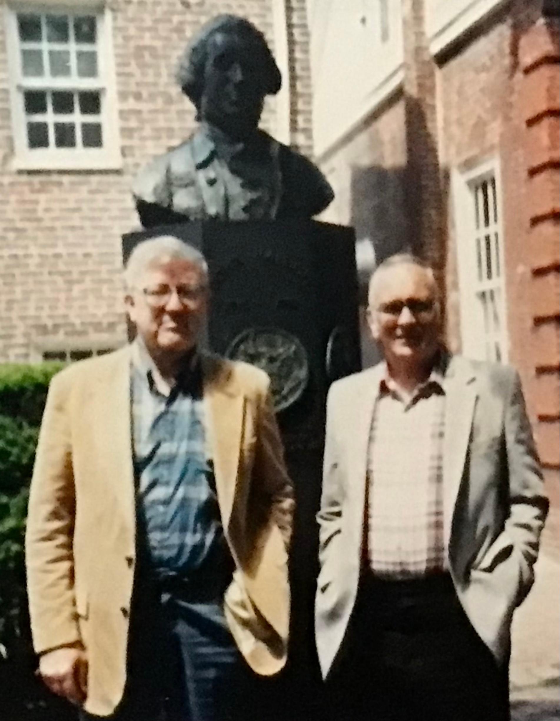 Lyman and his brother-in-law Lester, more than relatives they were friends.