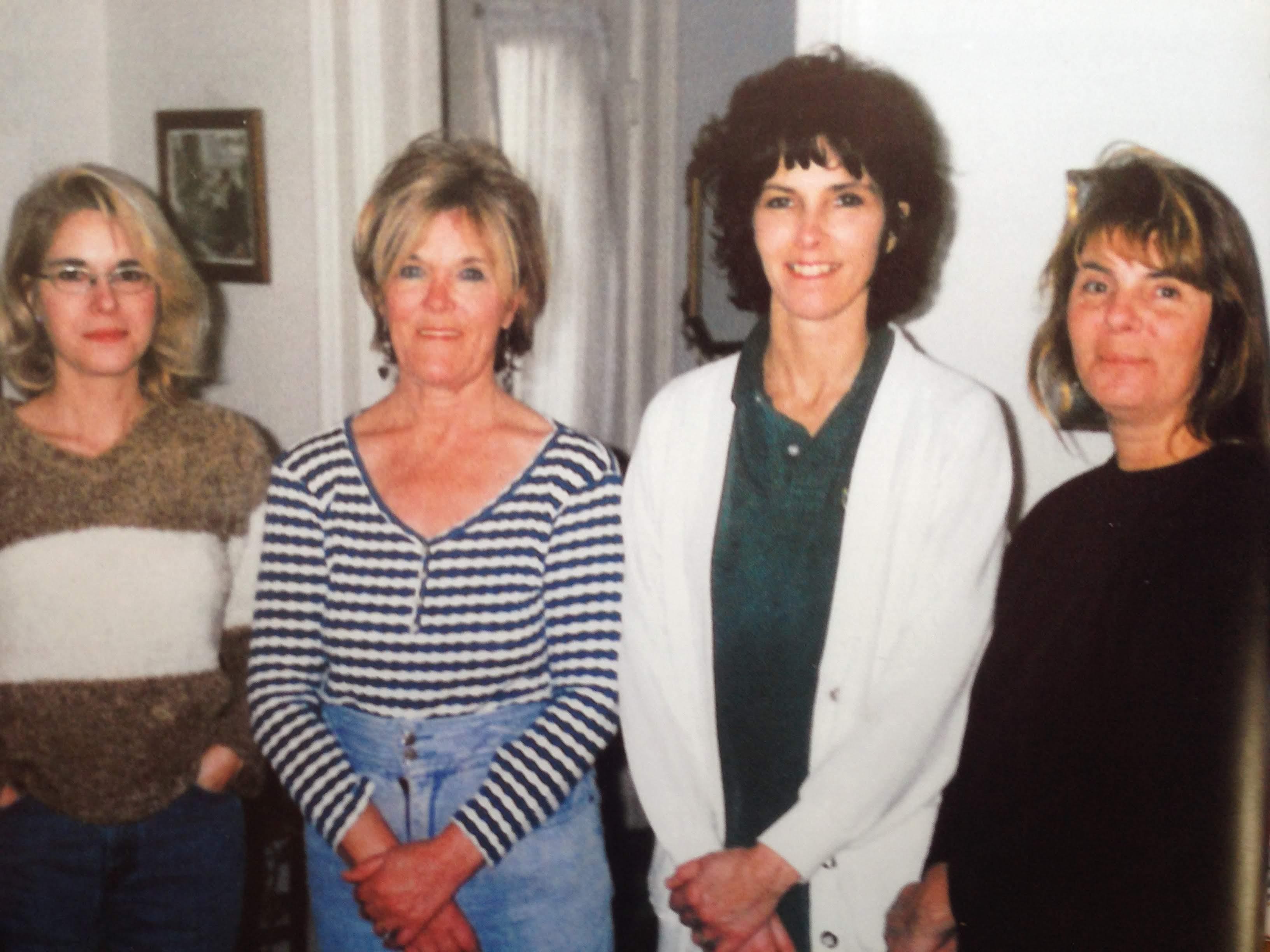 Bird and her daughters. L to R: Kathy, Bird, Margaret, Susan.