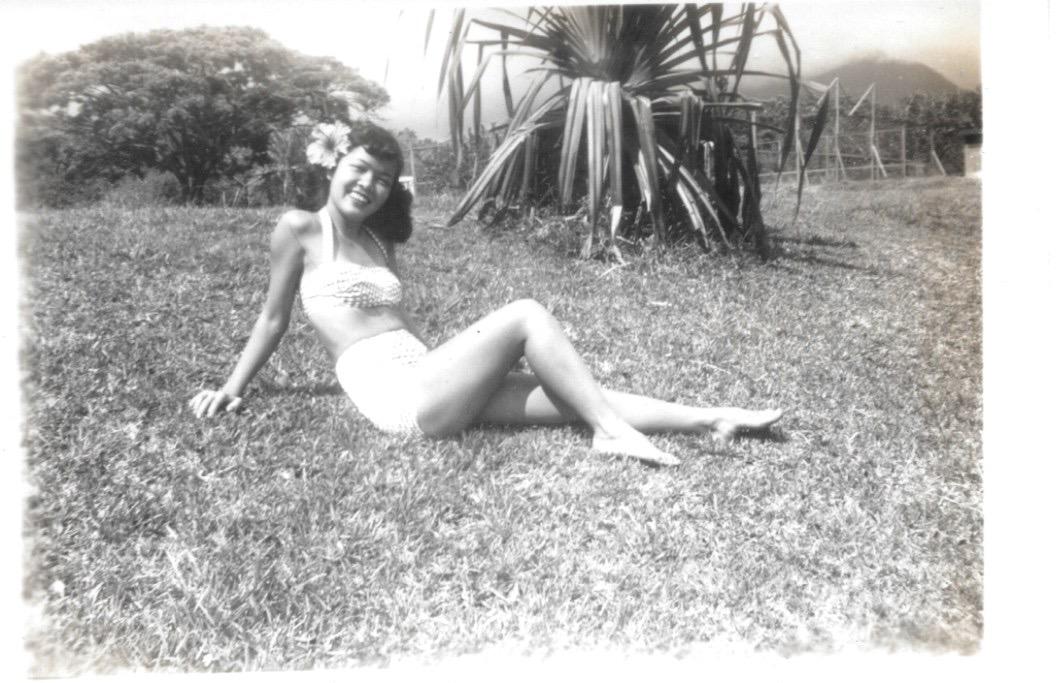 Fumi in Hawaii.