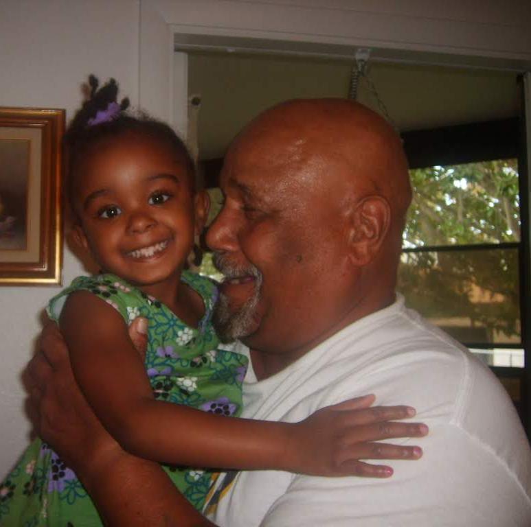 Grandpa and his great-granddaughter