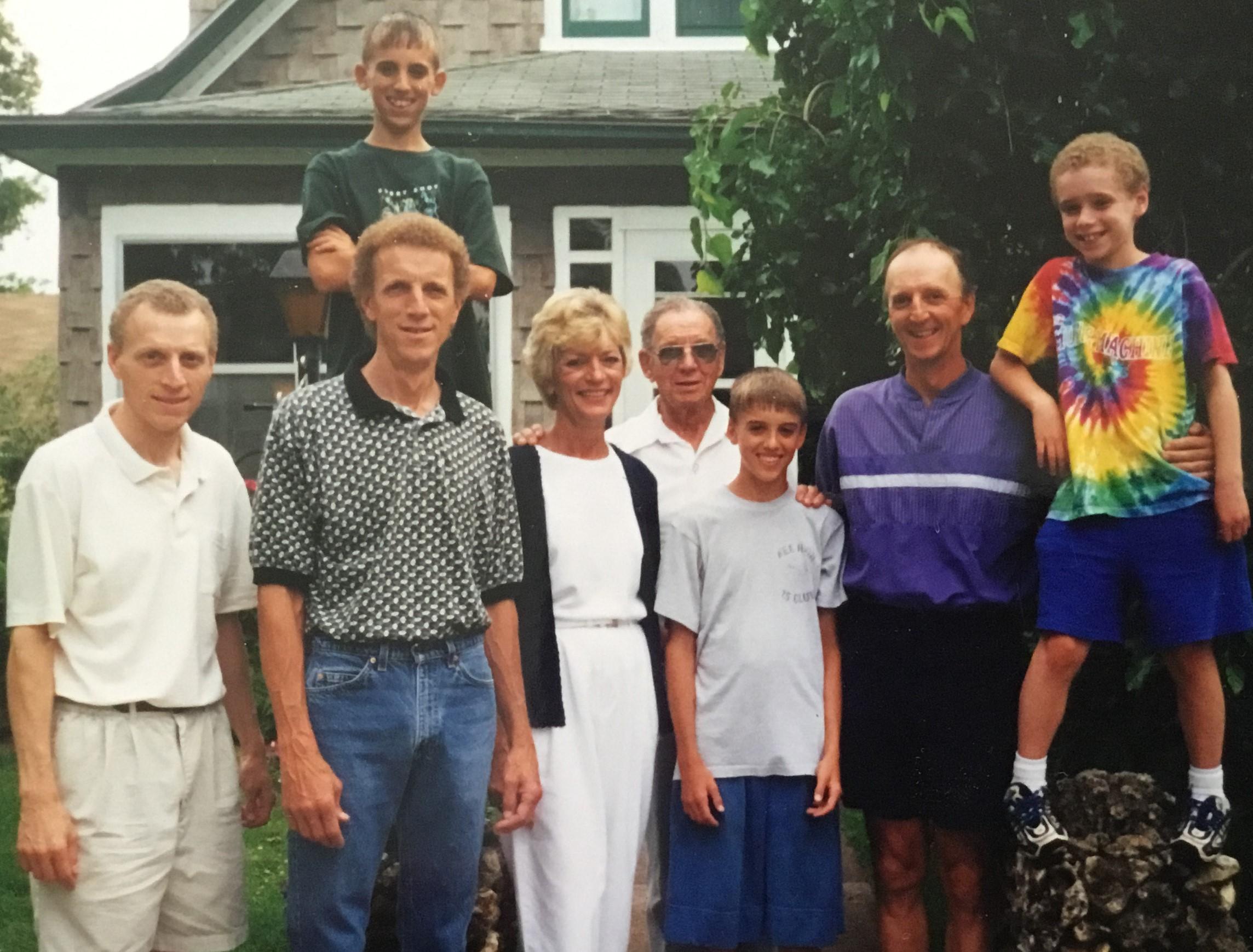 In Winona with Rick, Mike, Quin, Dad, Gabe, Gene, and Andy