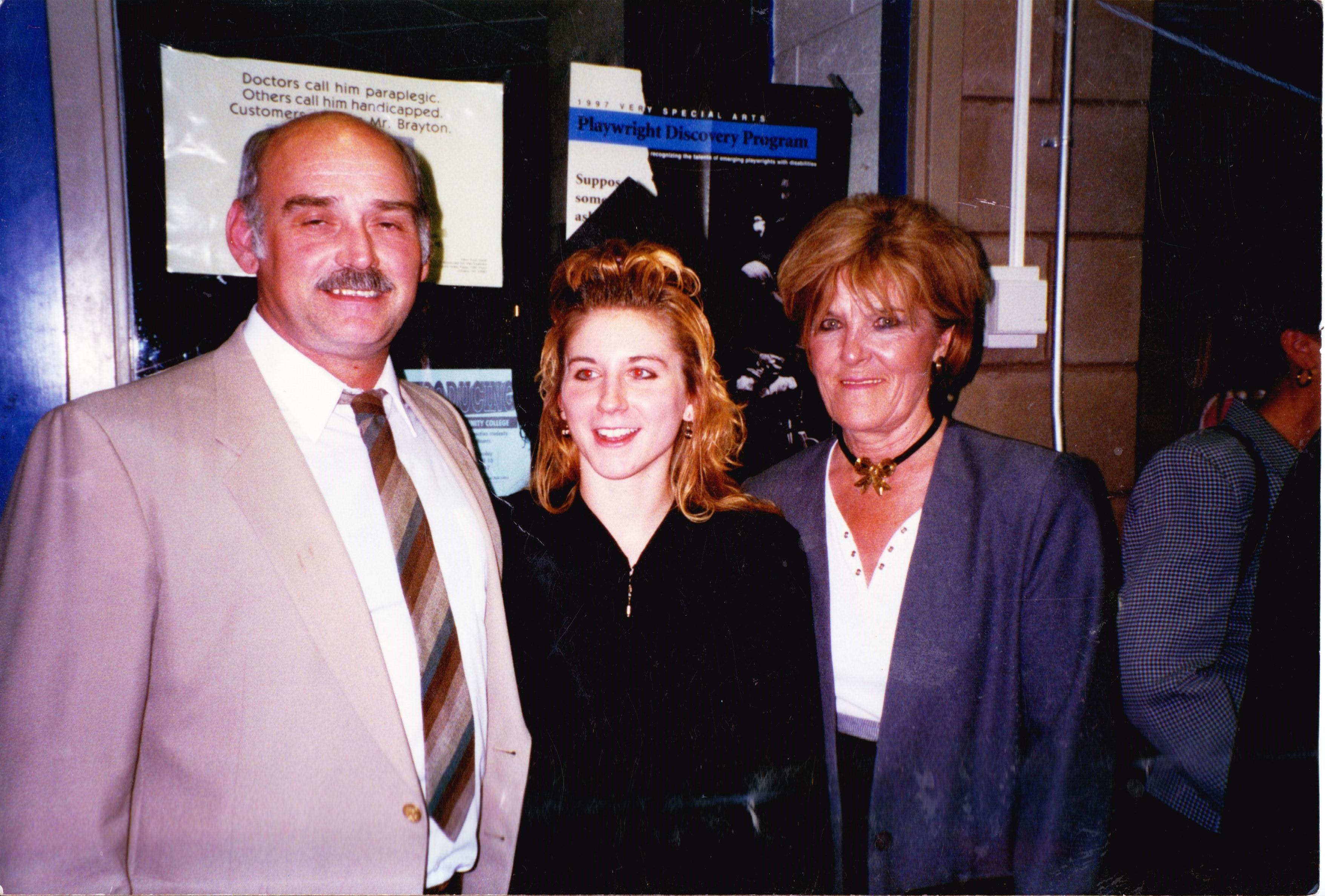 Ed and Edna with Rebecca/Becky (Ed's daughter)