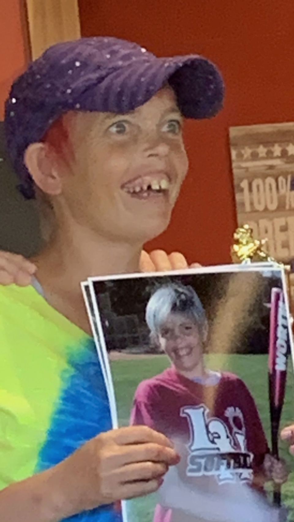 Getting her softball pictures.(picture from Rose Gutierrez)