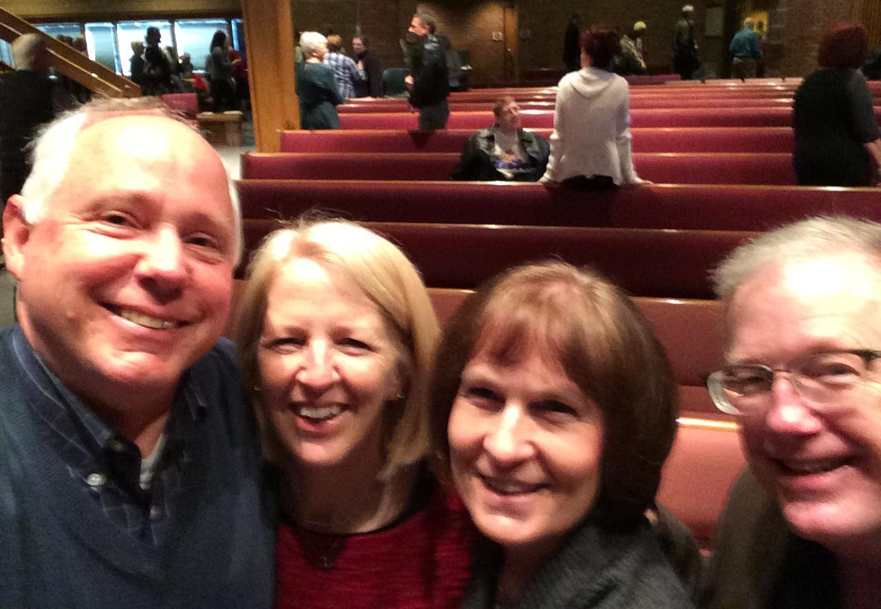 Doug & I ran into Marti & Fred at a local church when we first moved back to Grand Rapids, and it was such a joy to see old friends in a new place.  From college kids to retirees, our lives have intertwined, and we are so grateful to have known Fred and been blessed by his calm, giving nature.  Our thoughts & prayers will continue for you, Marti, and for the family.  May God surround you all with His peace as you miss this very dear man.  Photo, 2015