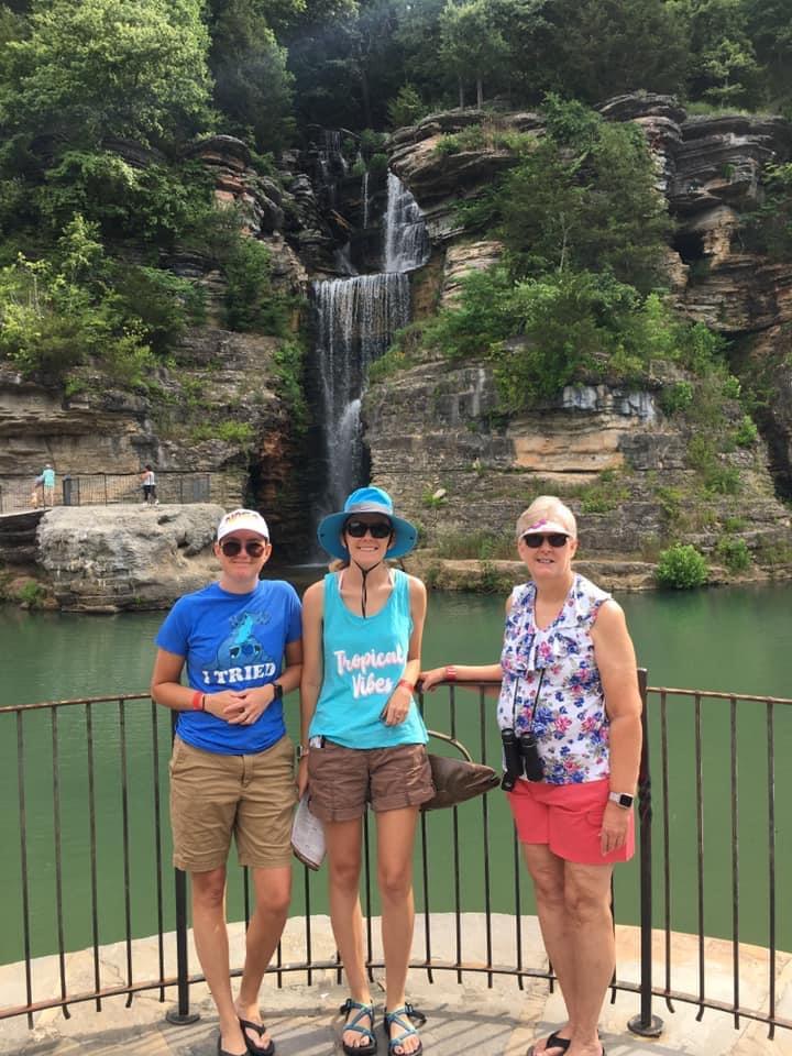We spent time with family that was visiting at a beautiful canyon in southern Missouri!