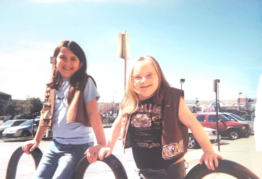 I have known Cyd since she and my daughter Madeline were in kindergarten together (pictured above). I am heartbroken that you are not here. There is so much that I will miss when I think of you. I will miss your beautiful face, your infectious laugh, and your marvelous sense of humor. Whenever I see kindness, beautiful flowers, stunning art, wisdom, and intuitiveness I'll think of you. One of my favorite memories with Cyd was when I took her and Madeline to get ice cream and Cyd got the giggles. She was laughing so hard and trying to eat ice cream at the same time - I soon got the giggles too just hearing her joyful laughter. Soon... we all were laughing and spitting out our ice cream. Being with her was always good. I'll continue to hold my memories of Cyd close and her happy exuberance even closer.