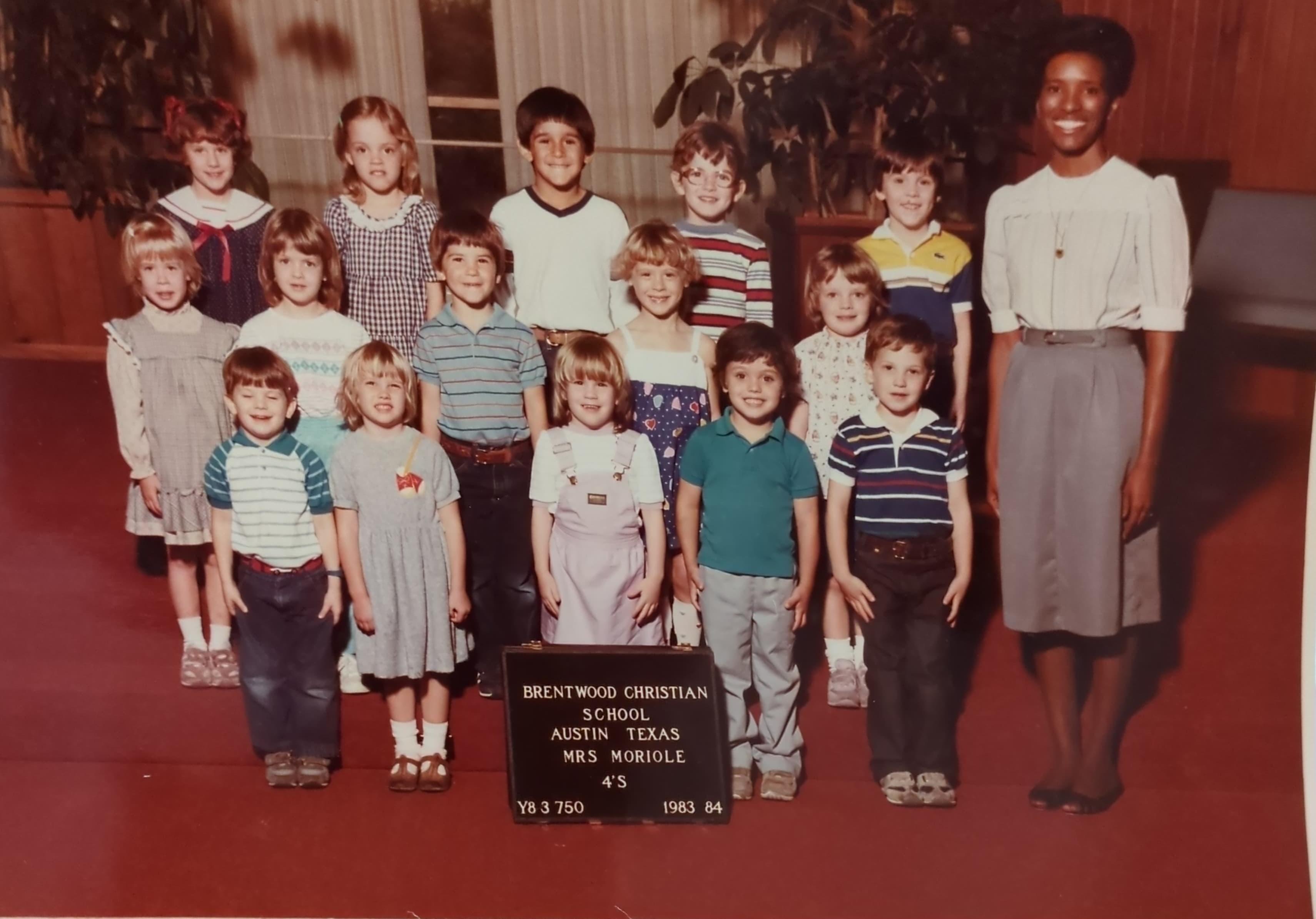 Picture day with her students.