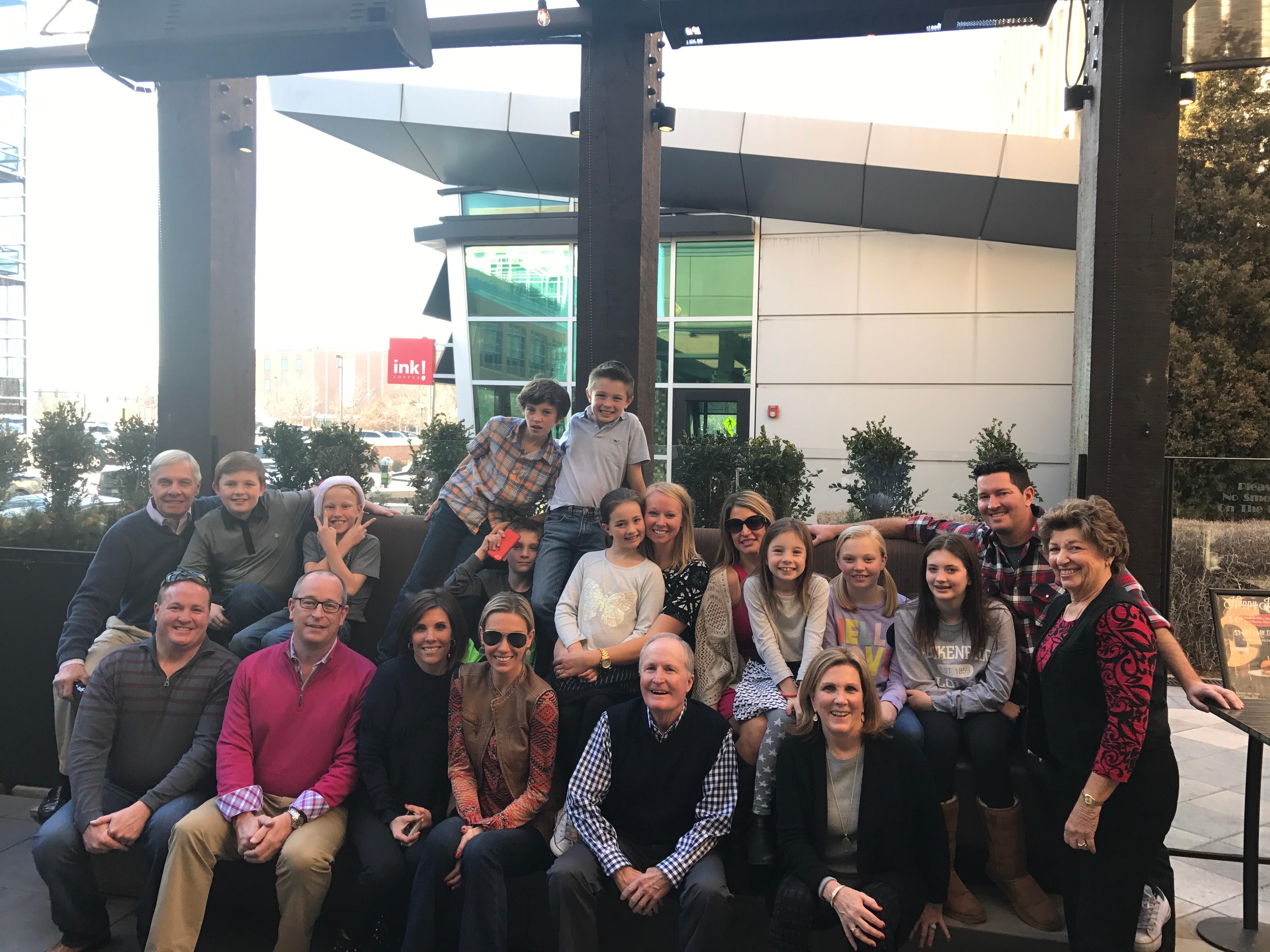 Christmas Lunch with the Slater Family, 2016