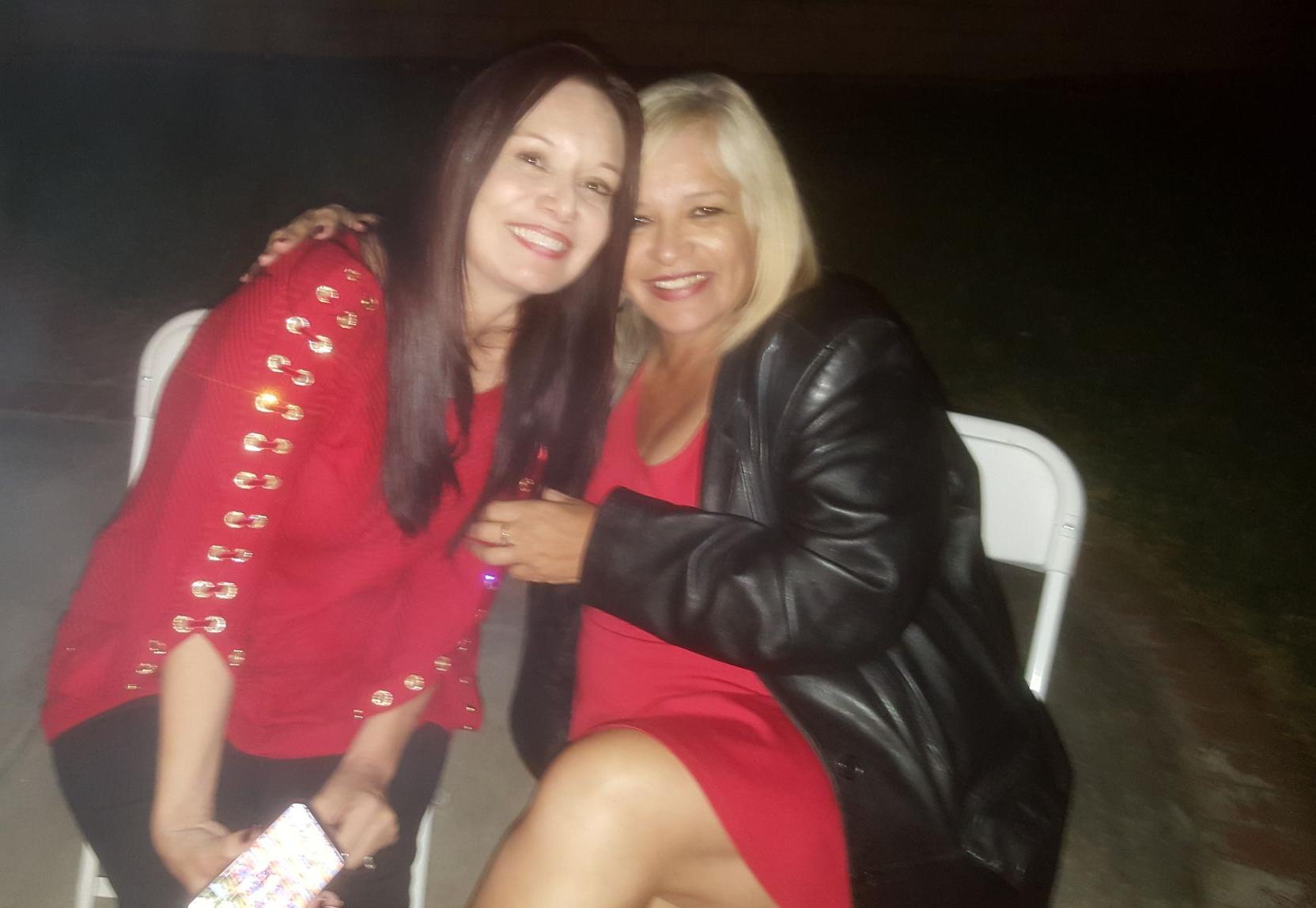 Mari and cousin Cynthia.