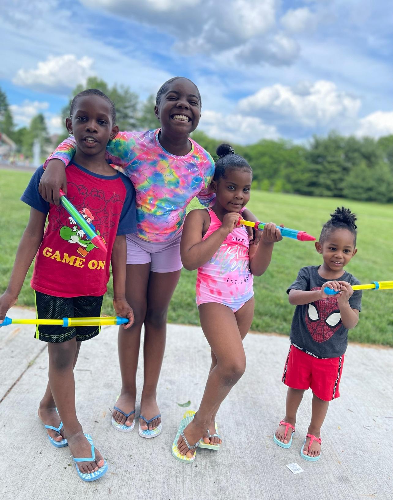 Rachael’s Oldest daughters children summer 2022