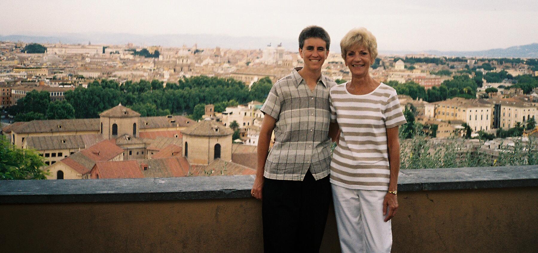 Mom and Lori in Rome