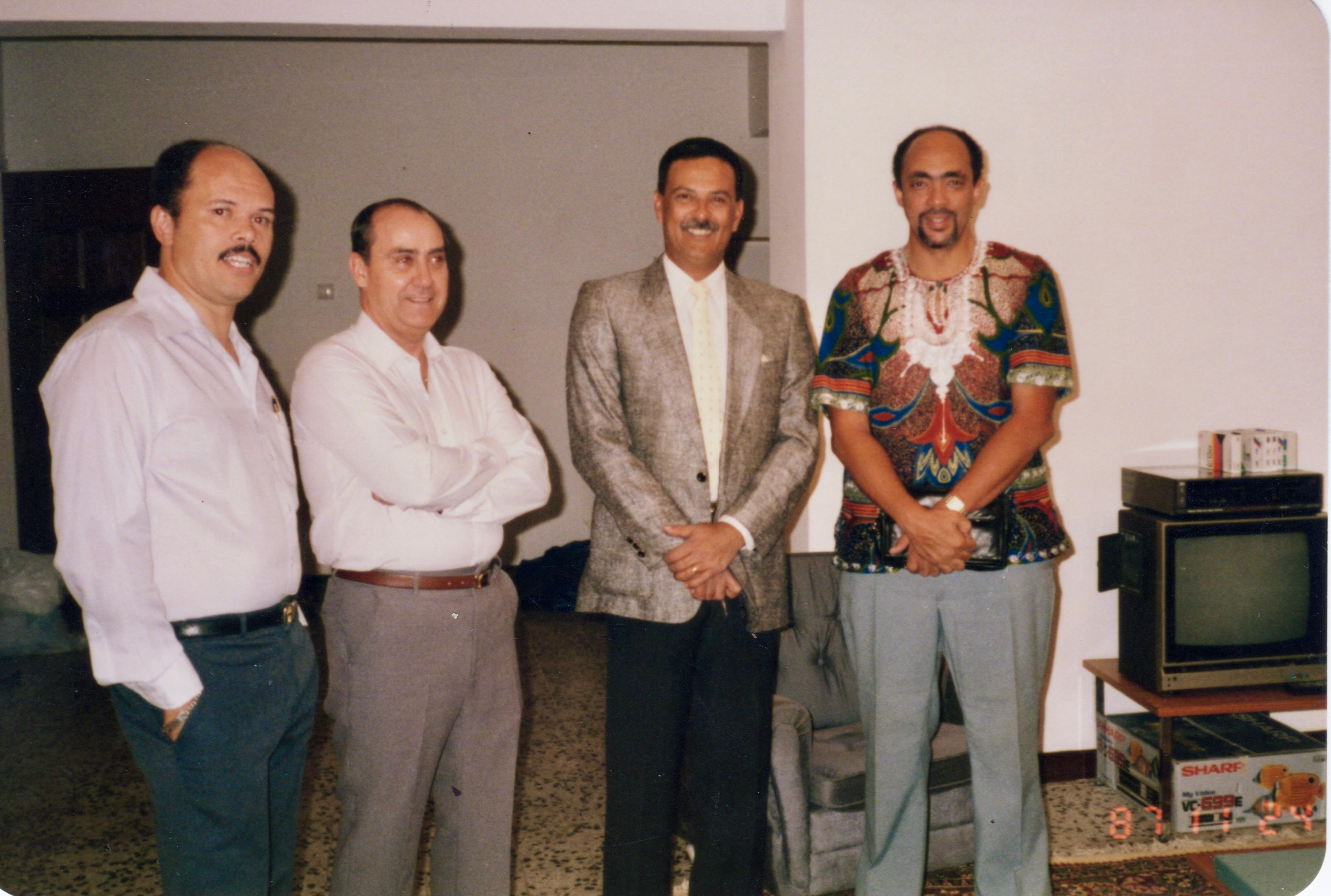 (L-R) Robin, Bill Bynum, Juan Castro and JB.
