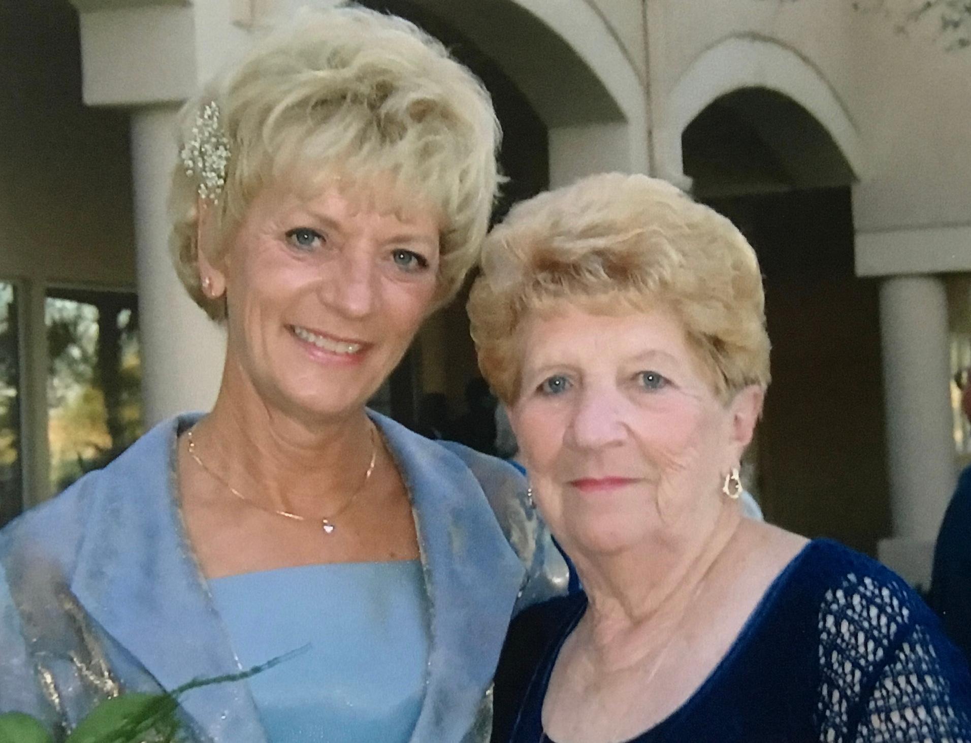 Mom and Aunt Ann at Erin's wedding