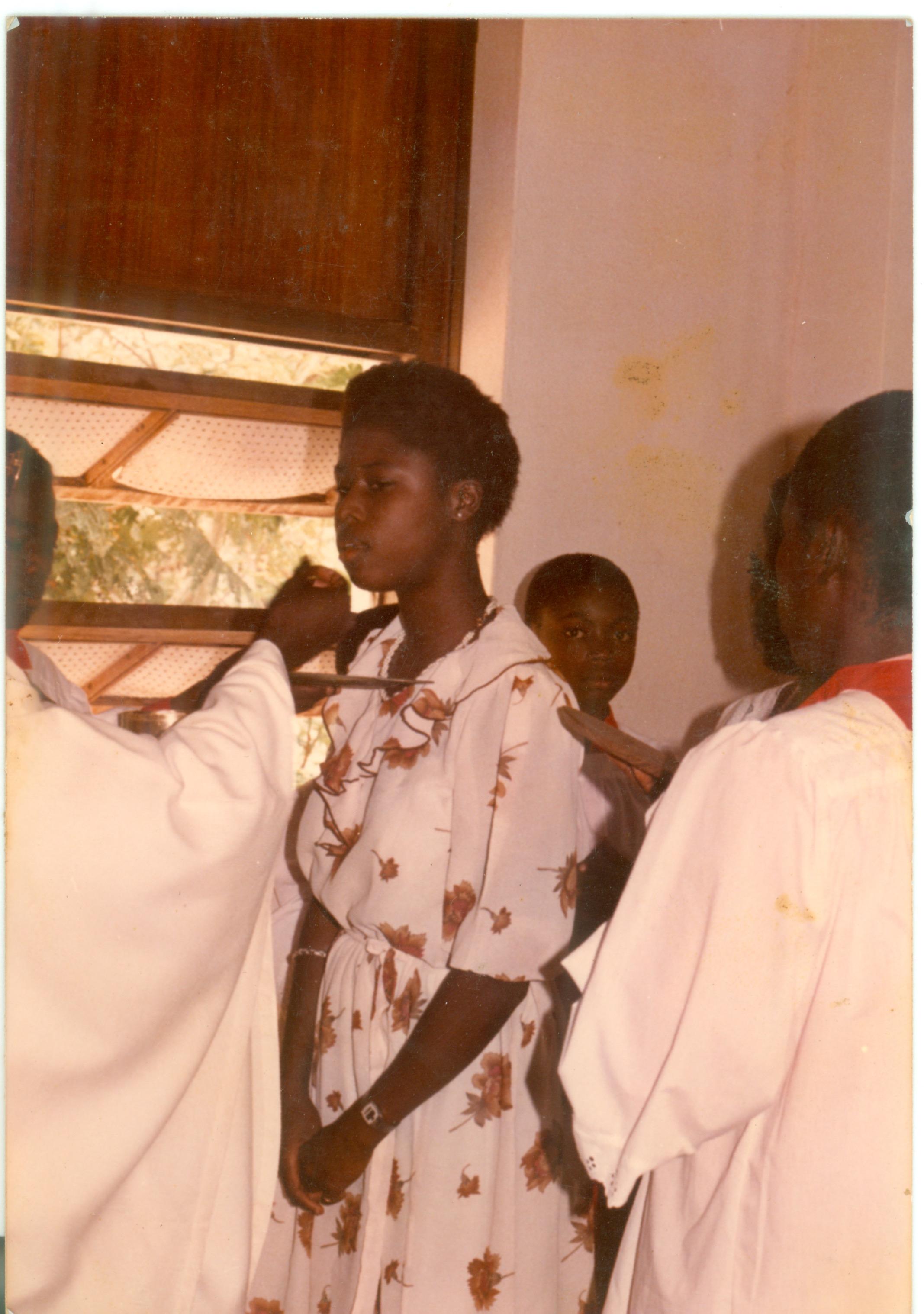 First communiun. University of Ghana Catholic Church. Sabbah Hall.