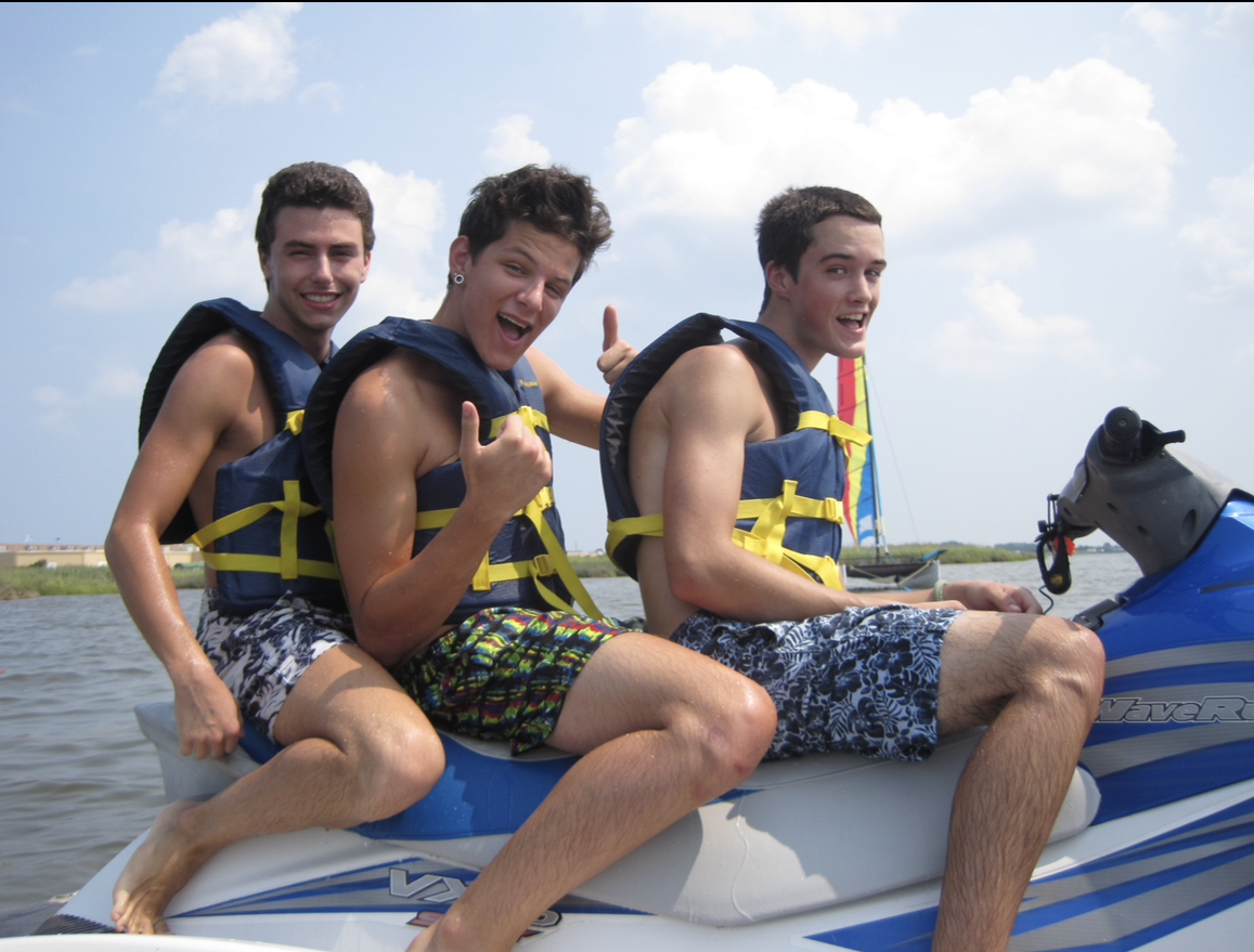 Andrew, Jon & Dimitri in OBX, 2008.
