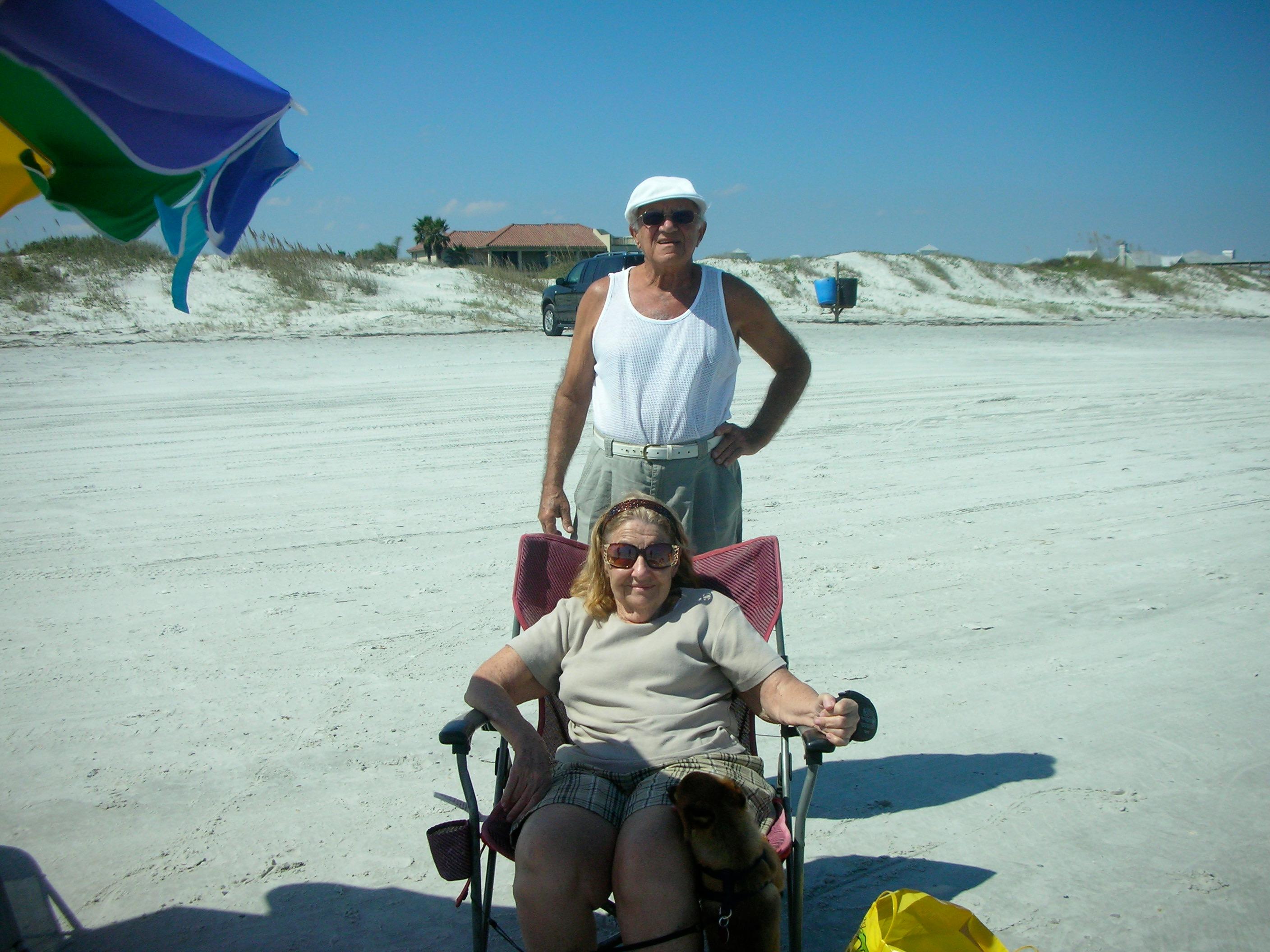 St. Augustine, Florida, enjoying the sun.
