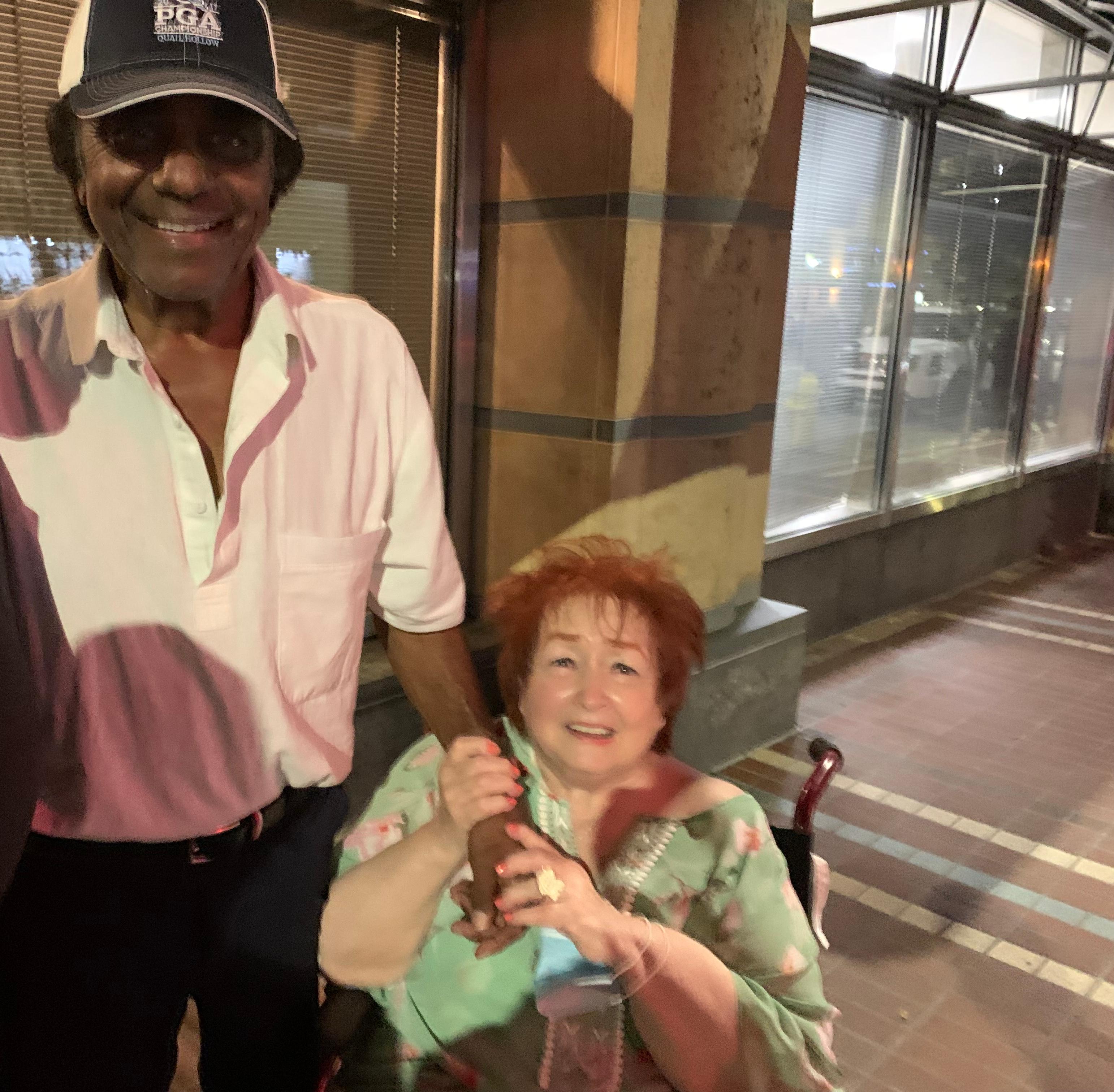 Meeting the love of her life! Johnny Mathis