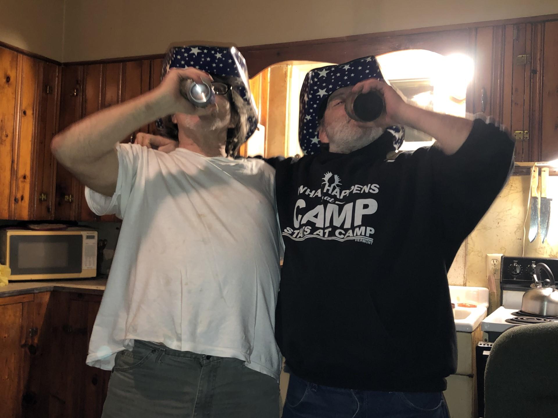 "The boys are back in town!"