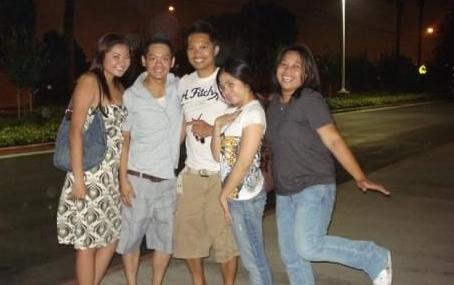 This is Fourth of July 2008 somewhere around Disneyland looking a good spot to see some fireworks. Miss you Ding Ding Ding.