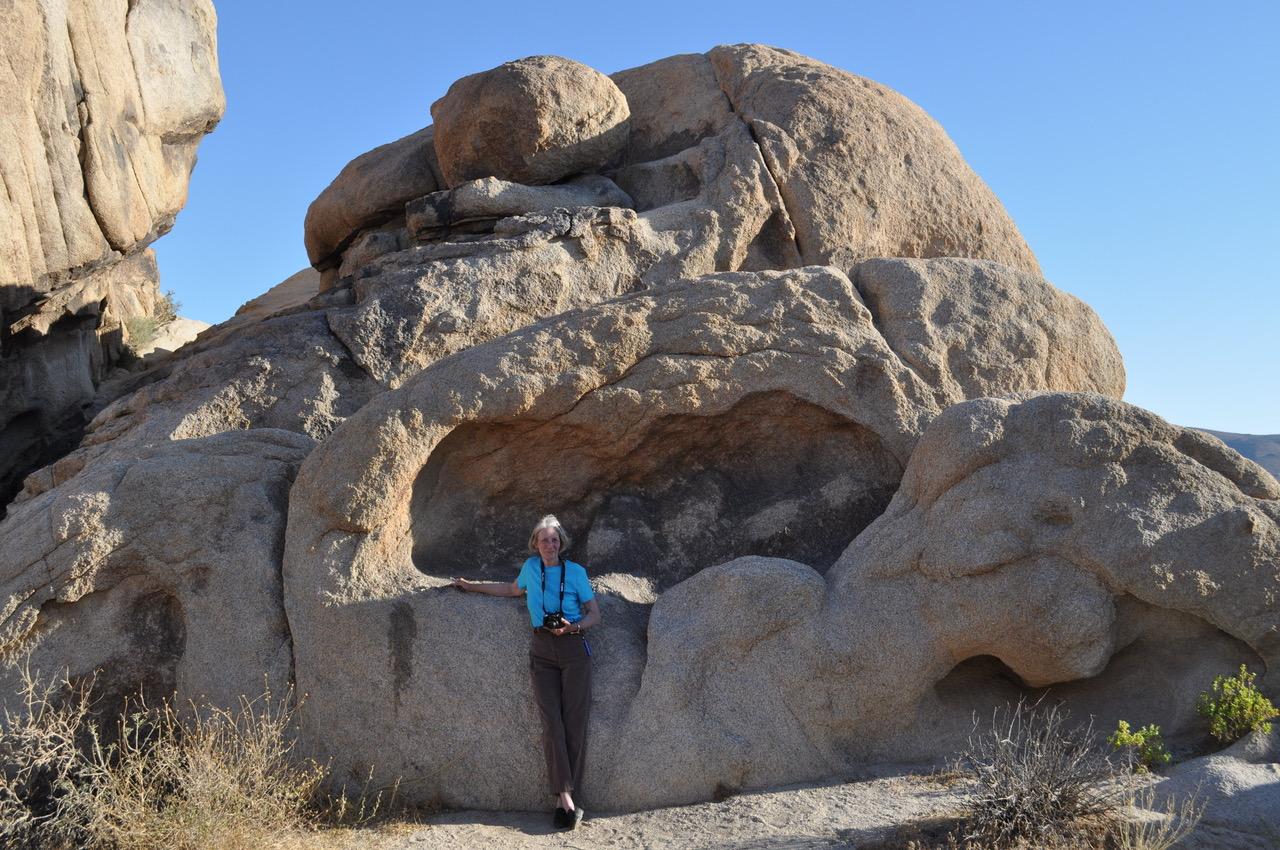 Mom at Joshua Tree National Park.