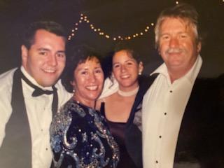 A wonderful memory- Bill's family at Blue and Kim's wedding.