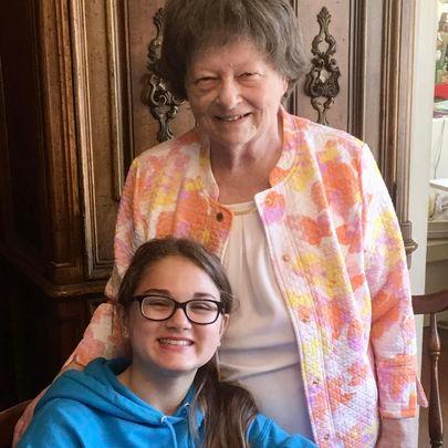 Brooklyn with her Meemaw