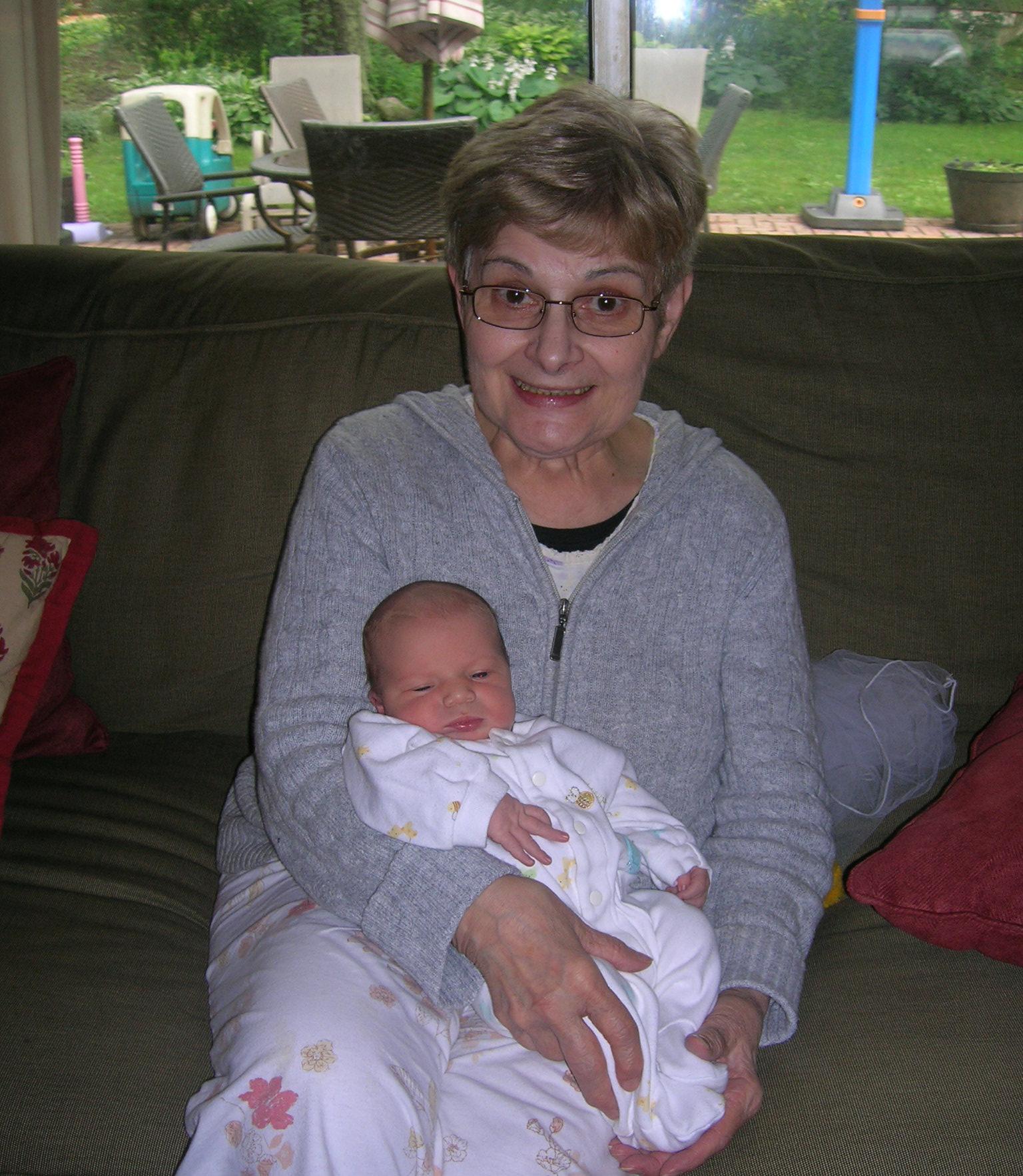 Grandma Marta and Tiny Claire
