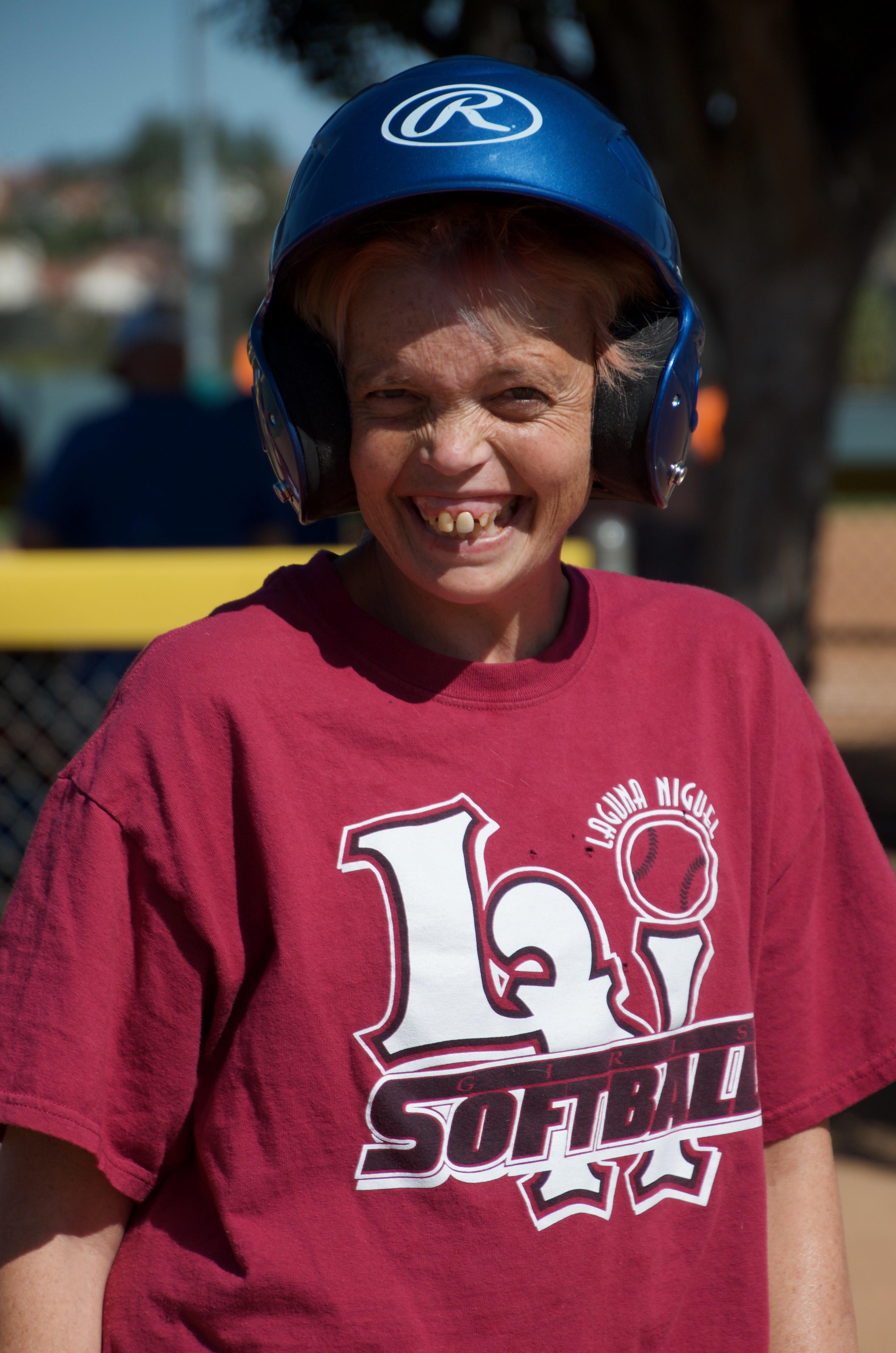 Home run queen. (picture from Rose Gutierrez)