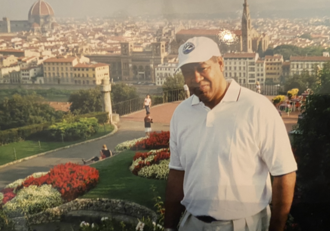 Dad's trip to Europe with mom