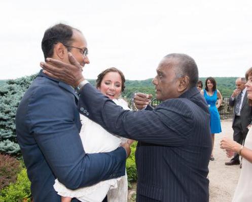 Babumama as Best Man at his niece and nephew's wedding
