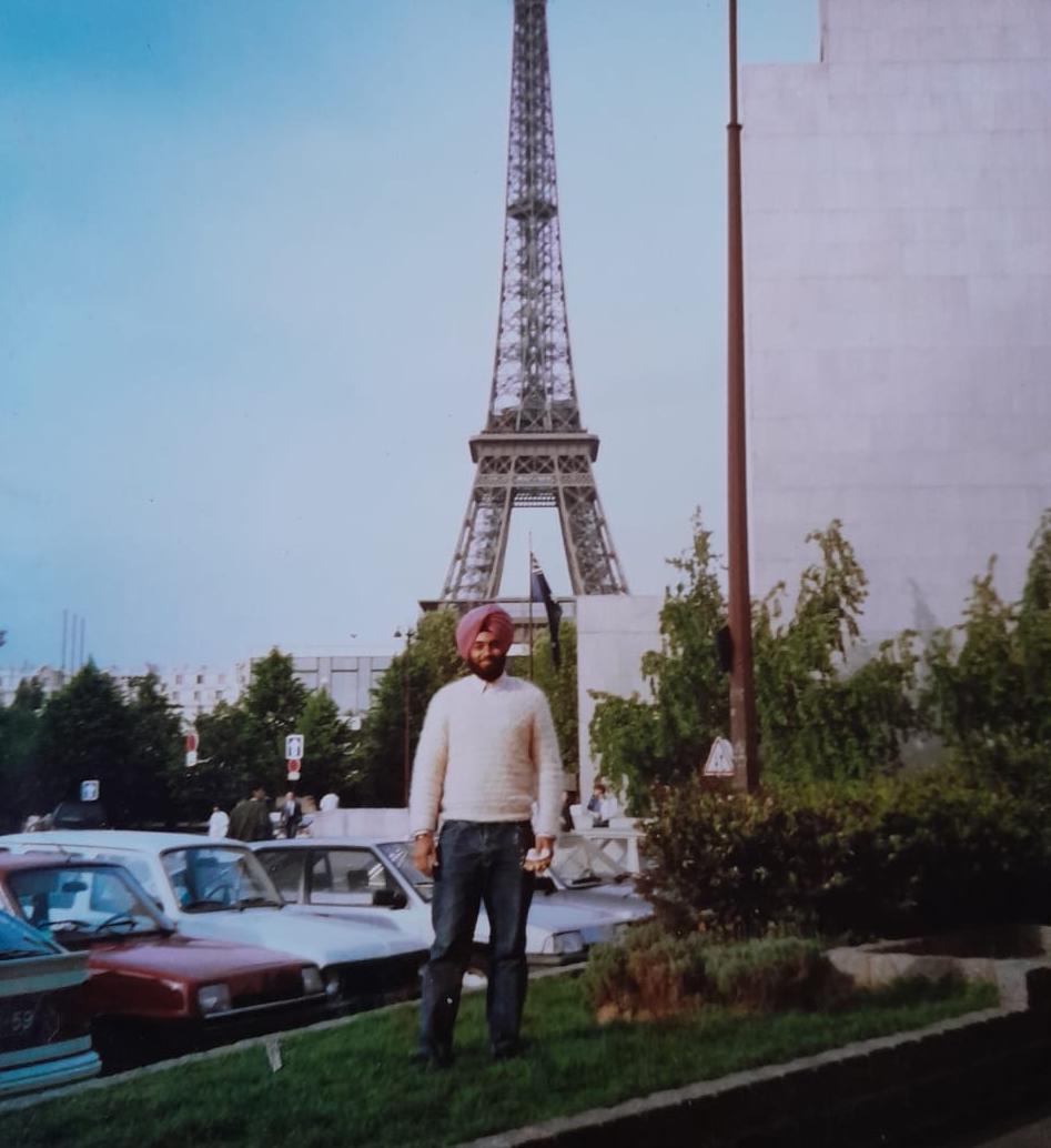 Young handsome papa 