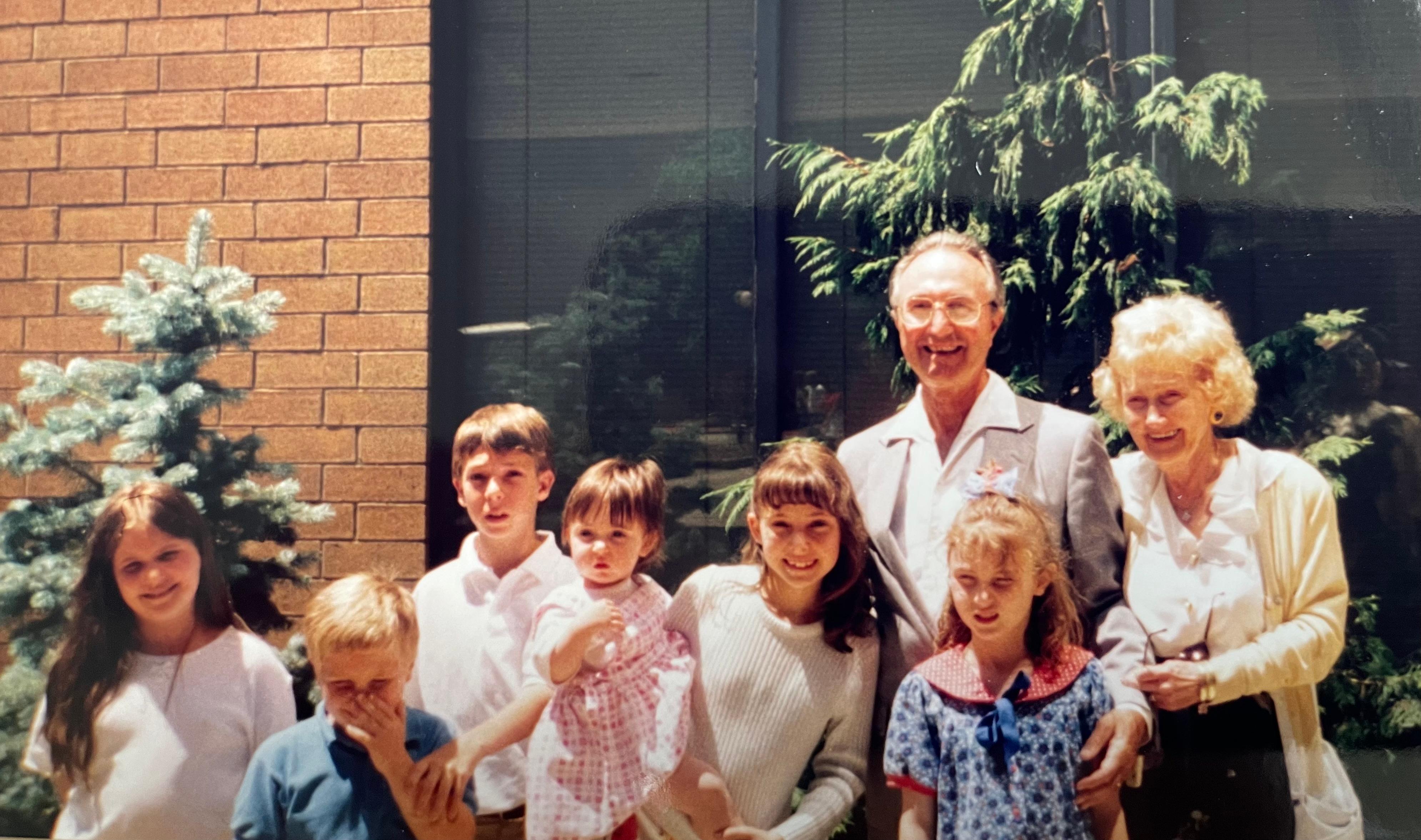 All the grandkids - Chelsea, Dustin, Brett, Rachel, Becky, Sam, Shannon & Jerry