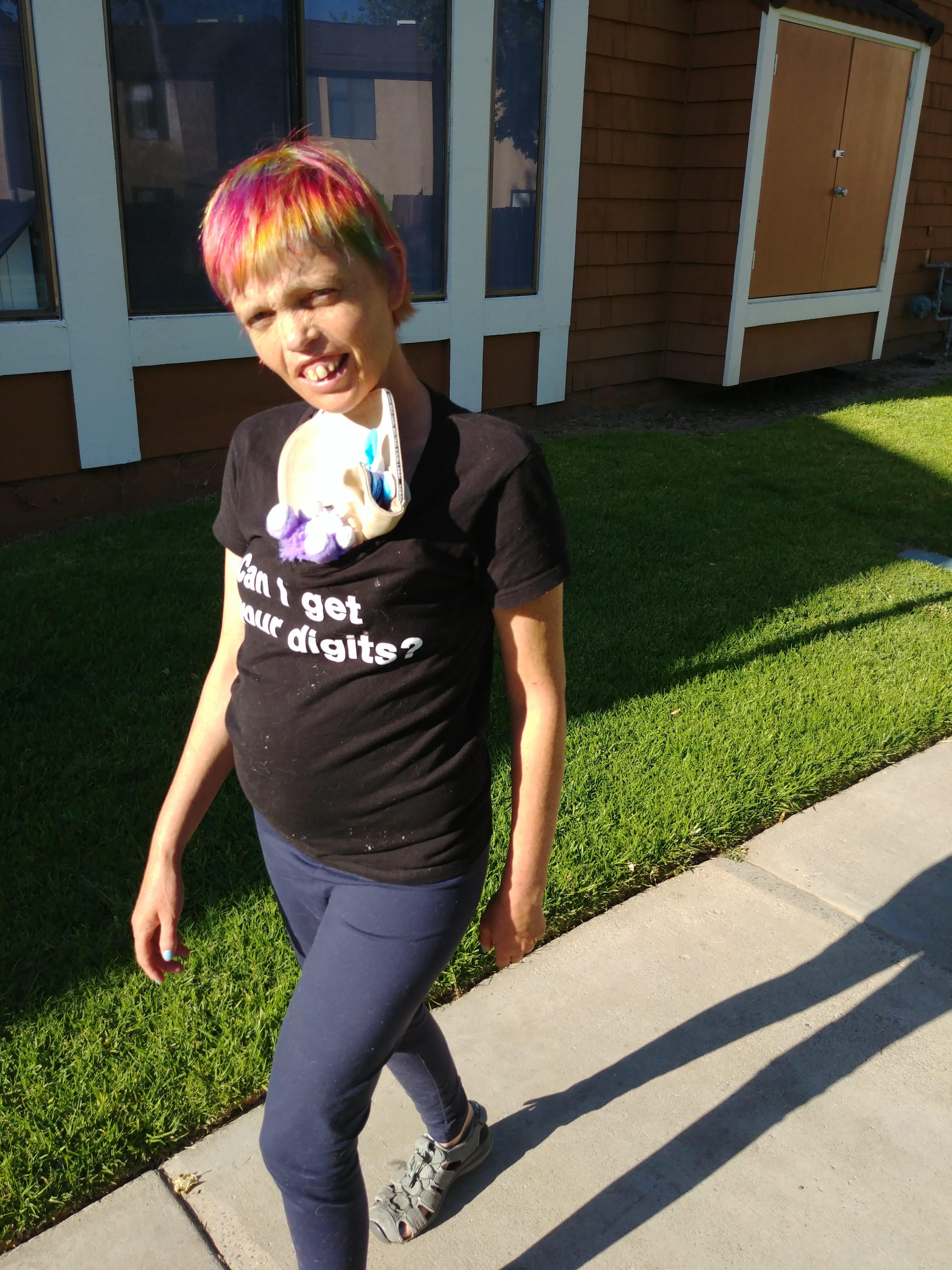 Ashley's extra pocket.