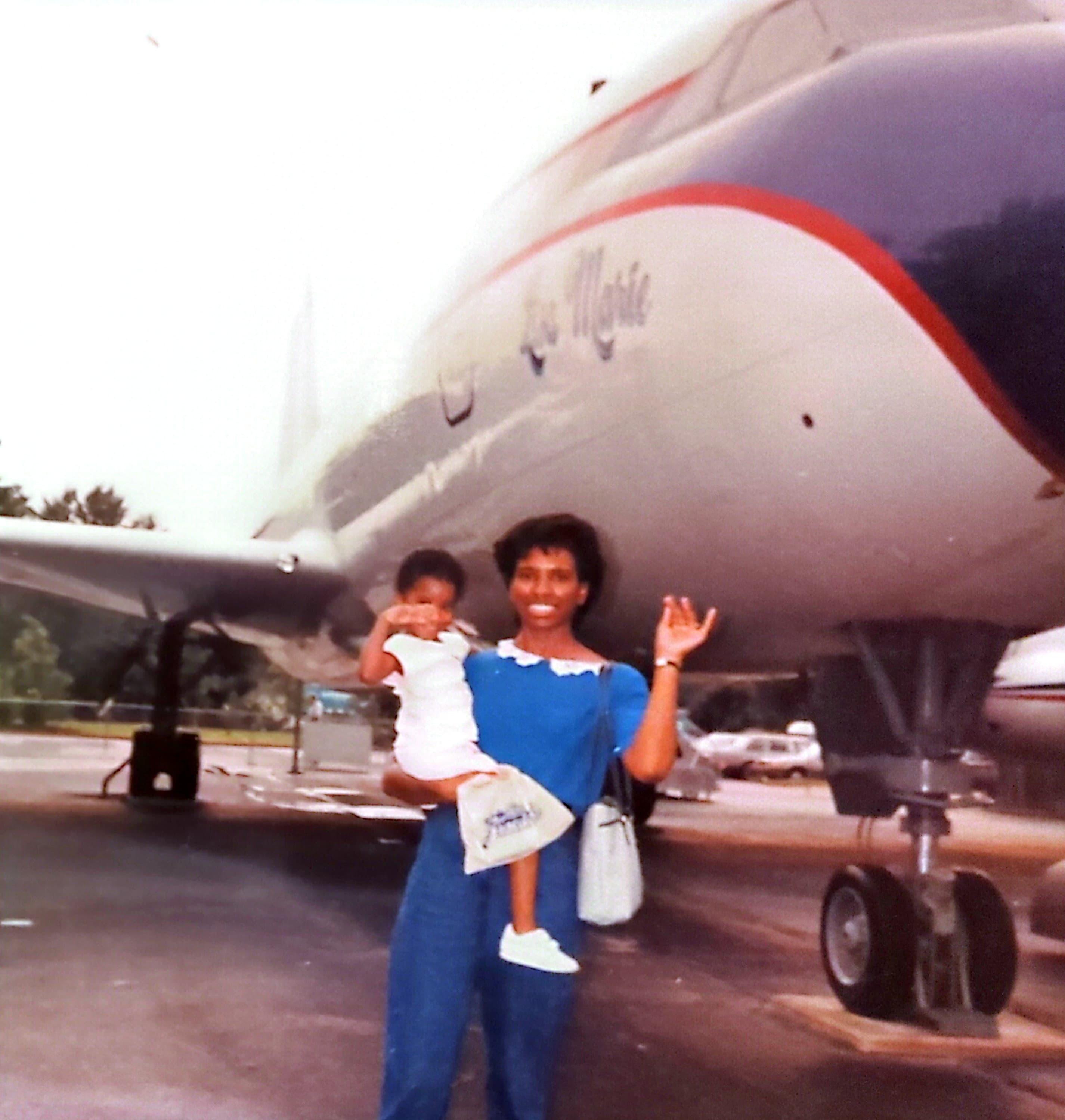 Mom was with me before I ever knew I'd be working on one of these someday!