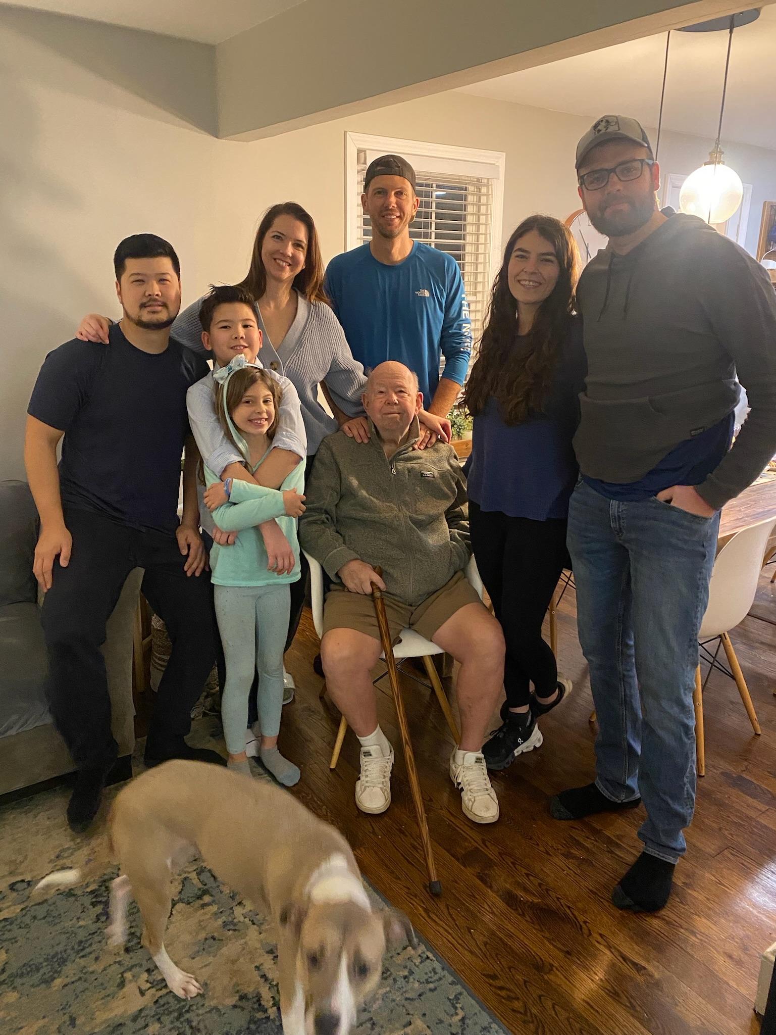 Dads 84th birthday celebration earlier this year in January, 2024.