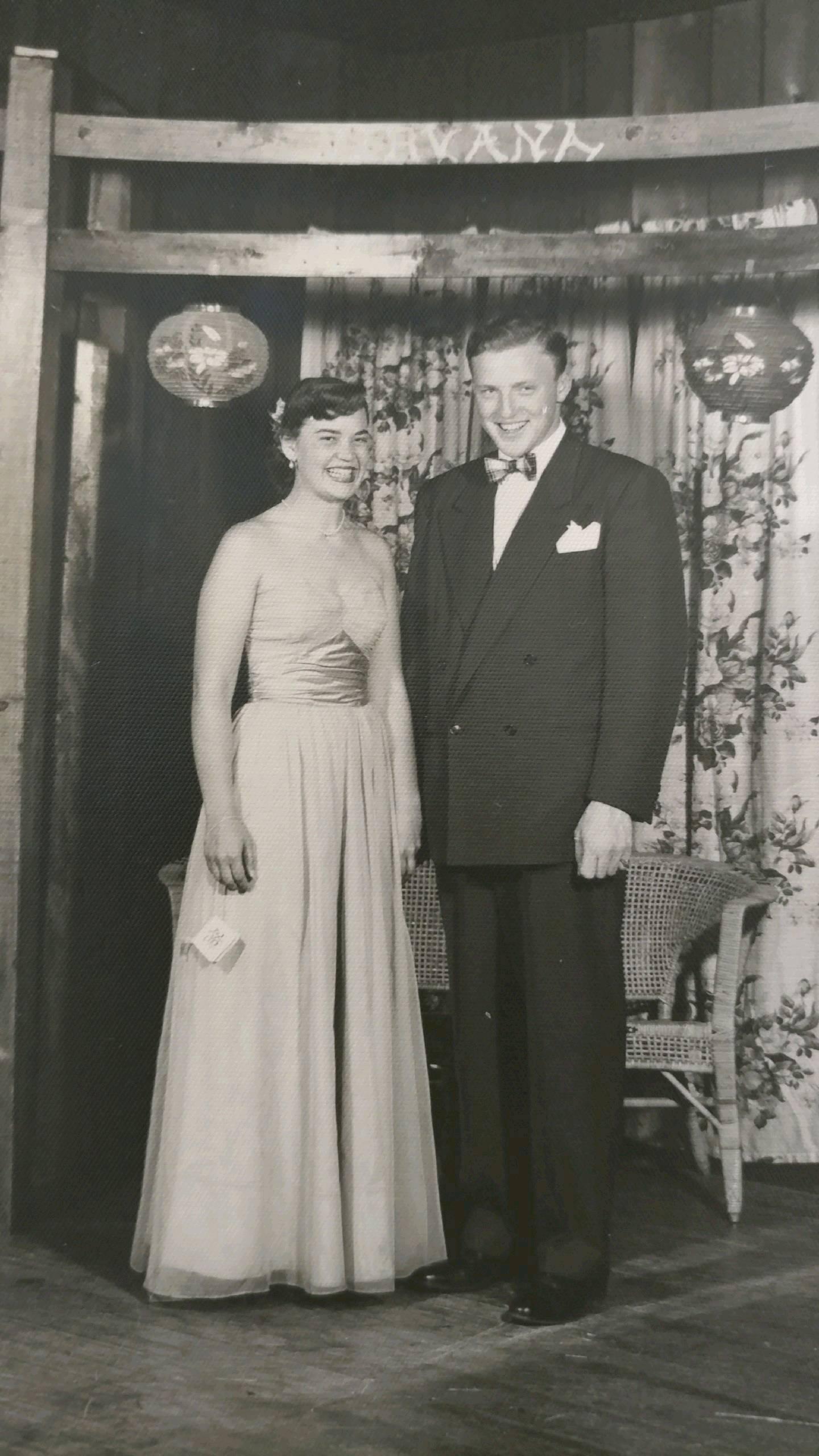 Lyman and Grace at the Prom!