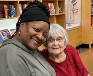 My sincerest condolences to the Moscrip family. Although I only knew Marion for a short time, it was always a pleasure to spend time with her. Her life stories and witty comments were a hoot :) . Such a sweet dear lady. She will be missed but will live in our hearts forever. Our last meeting place at one of our favorites...the library. I will never forget the kind words she would say to me and tell me how beautiful I was. Thank you Marion for the time we've spent together. Until we meet again, hugs, kisses and an abundance of love. Your bonus friend and daughter Katrina 🥰