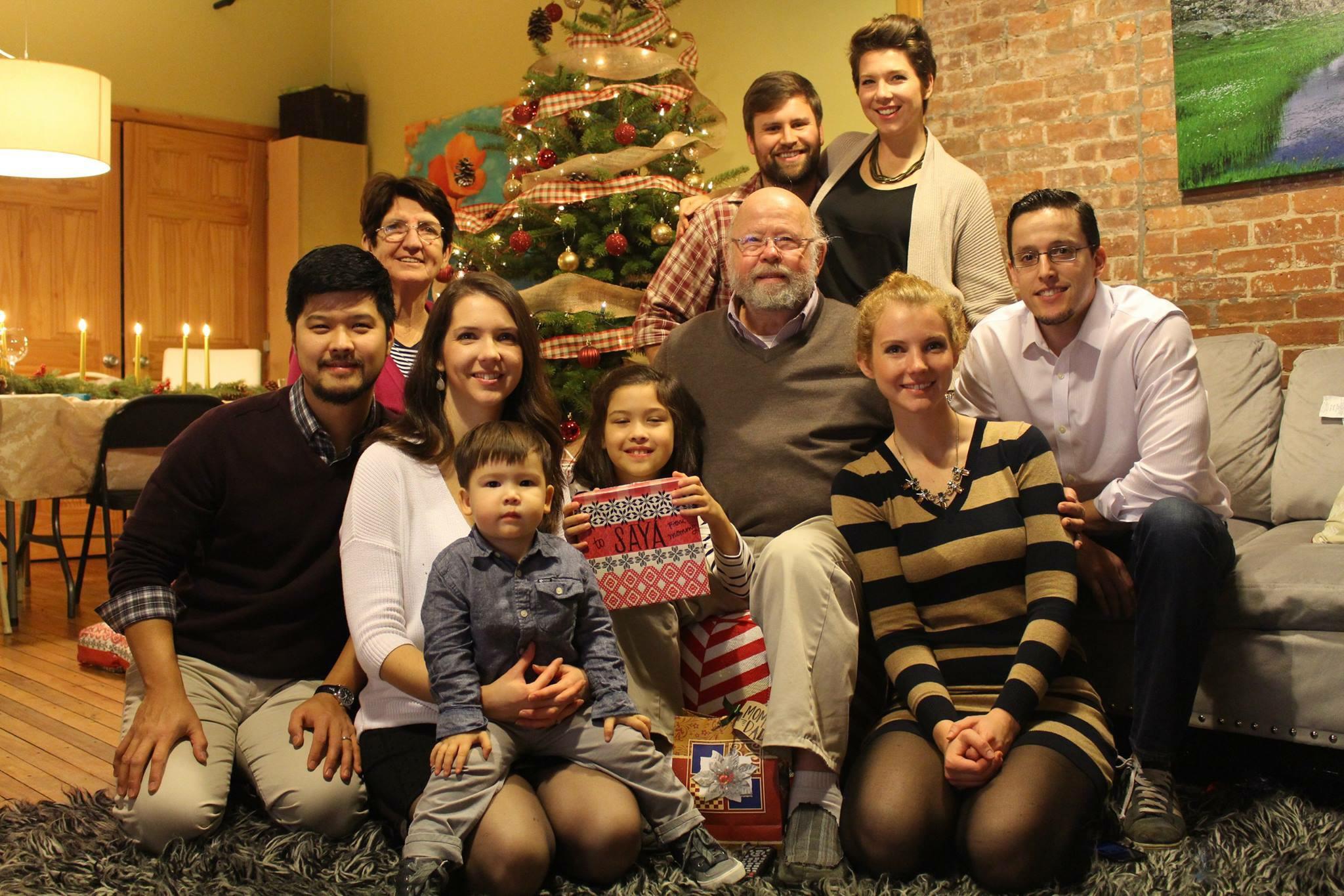 Family Christmas circa 2014