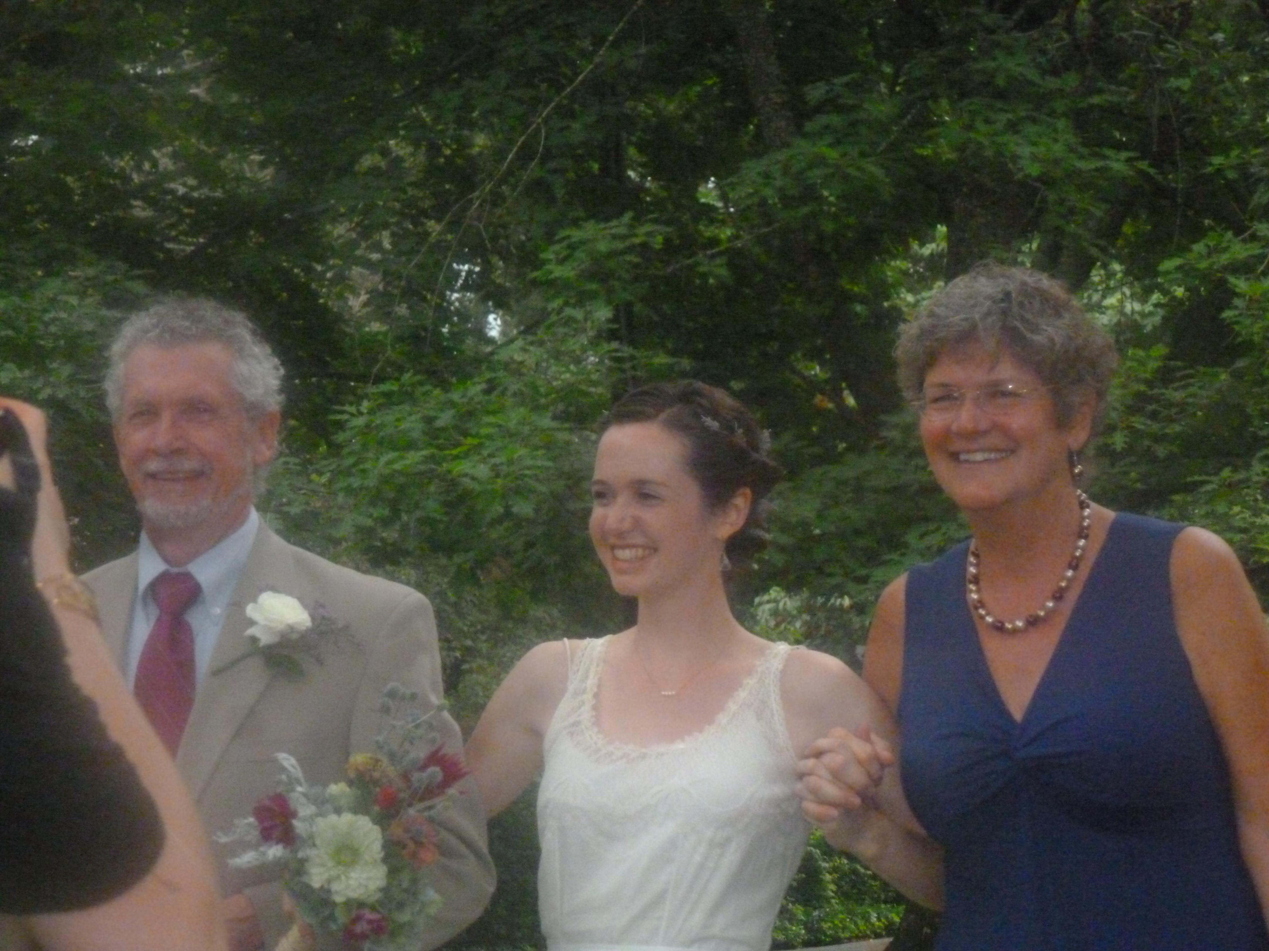 The happy parents at Teresa and Shaun's wedding. A beautiful day!