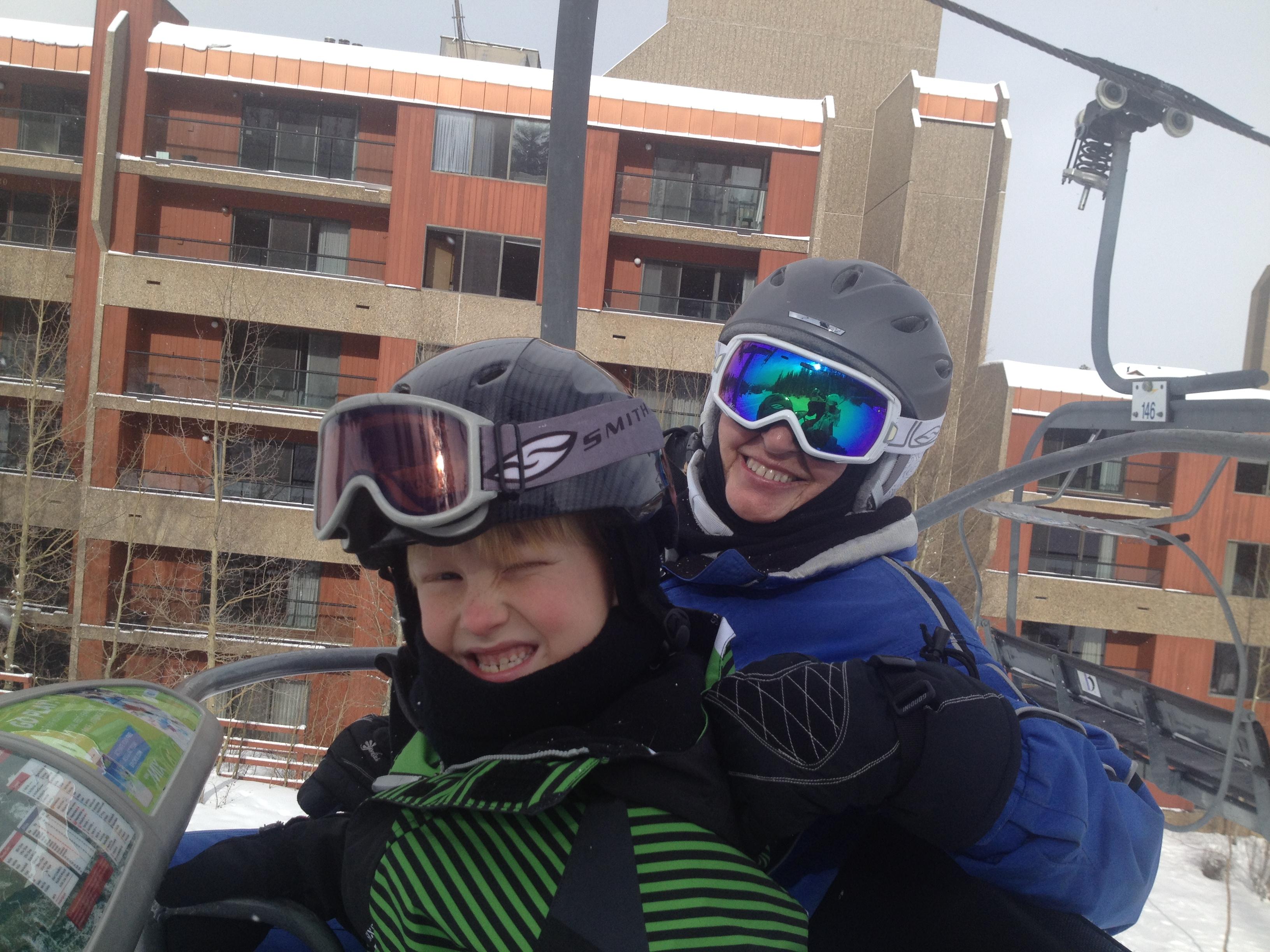 Brady and Nana Christmas Eve on the Slopes 2013