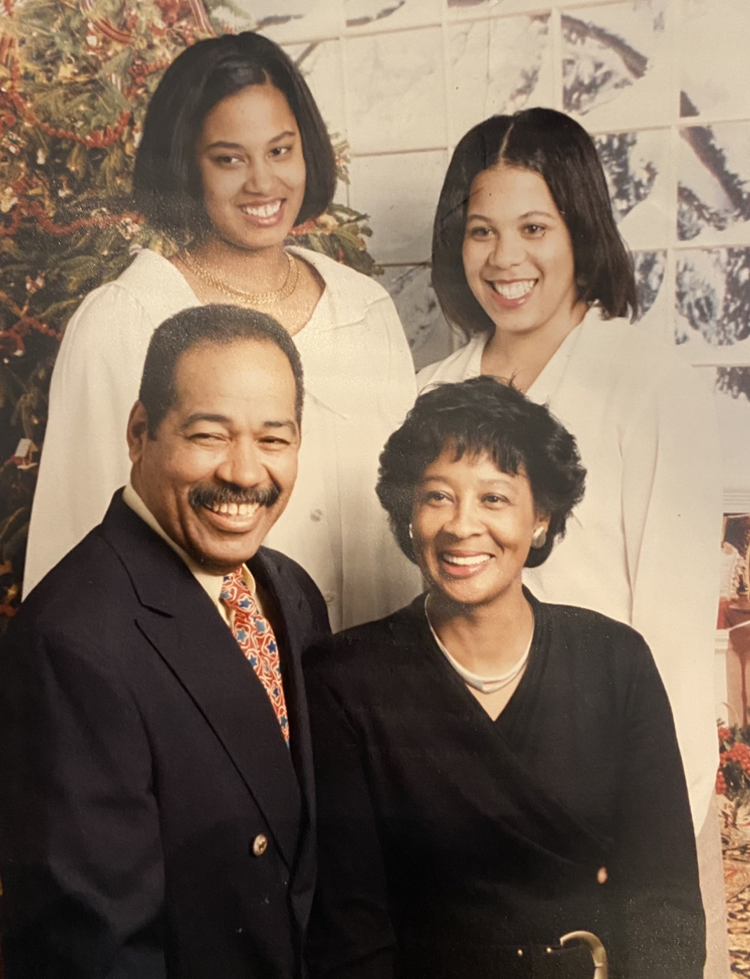 Mom made us do it. Family portrait.