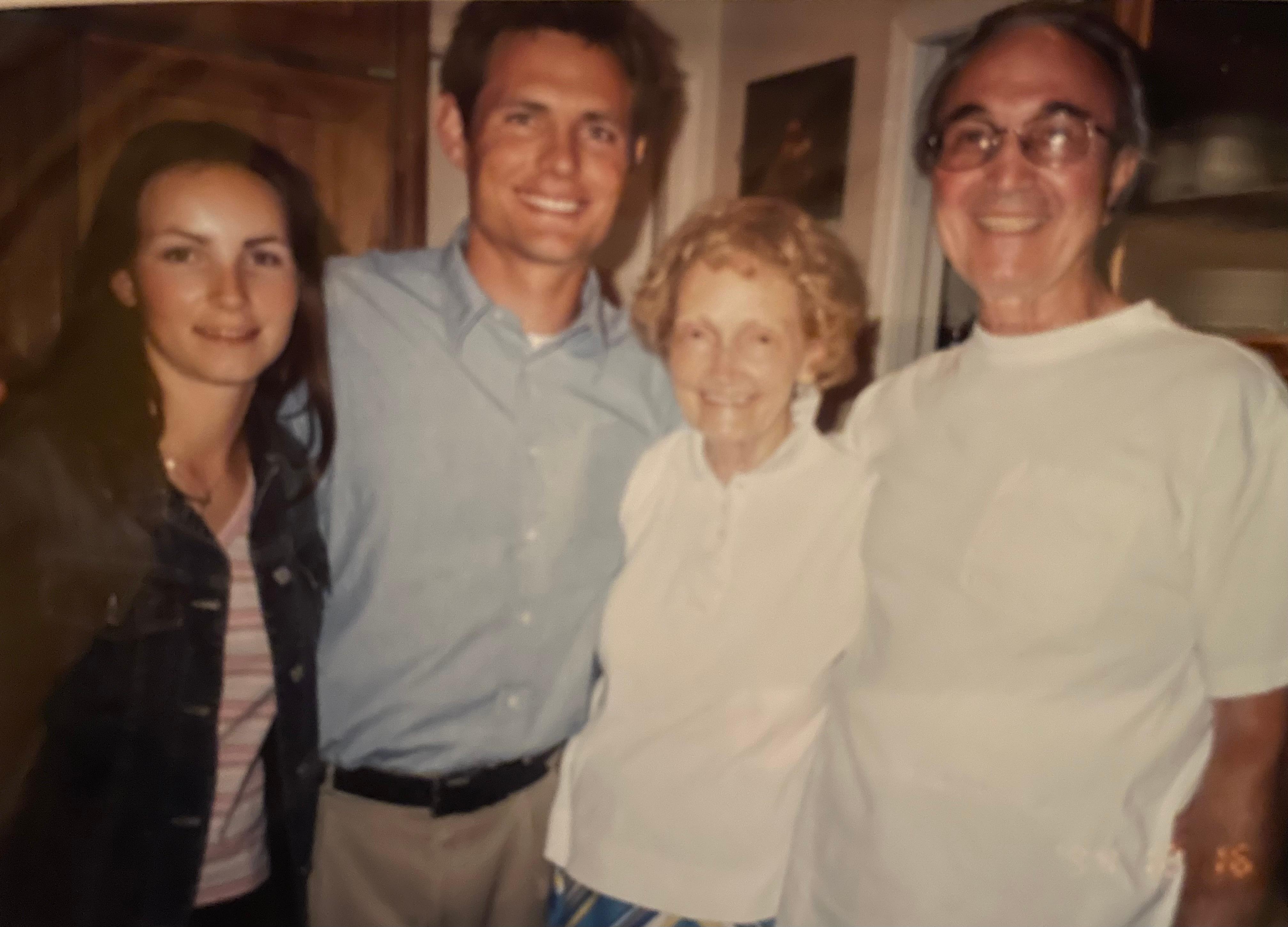 Sam & Jerry with great nephew Ryan & his wife Carolyn