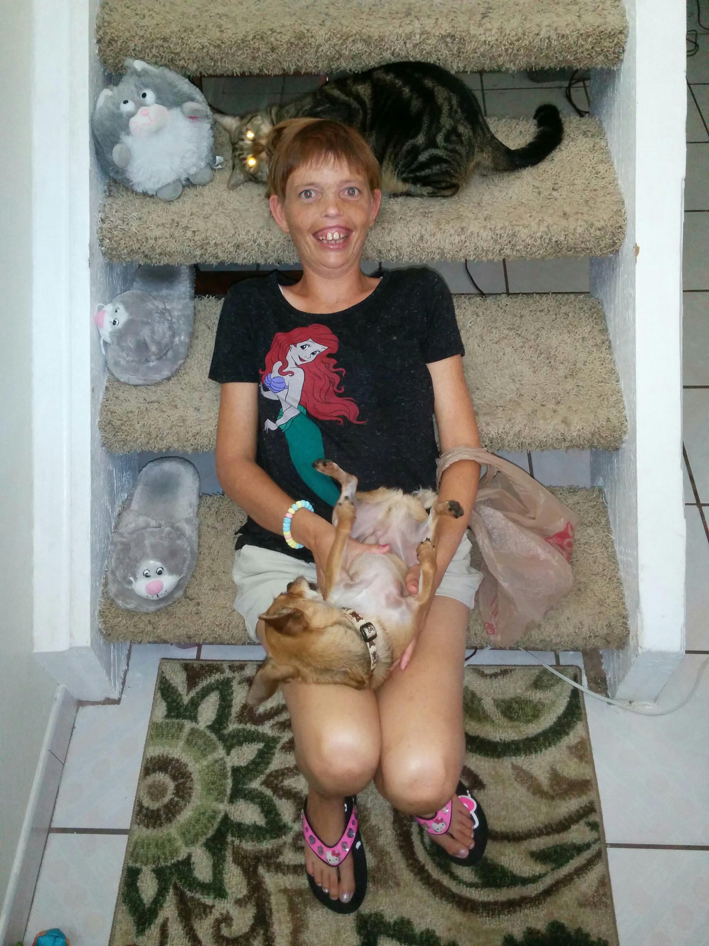 Ashley had a special relationship with all my pets. She was also the only person who could name all of them at any given time.