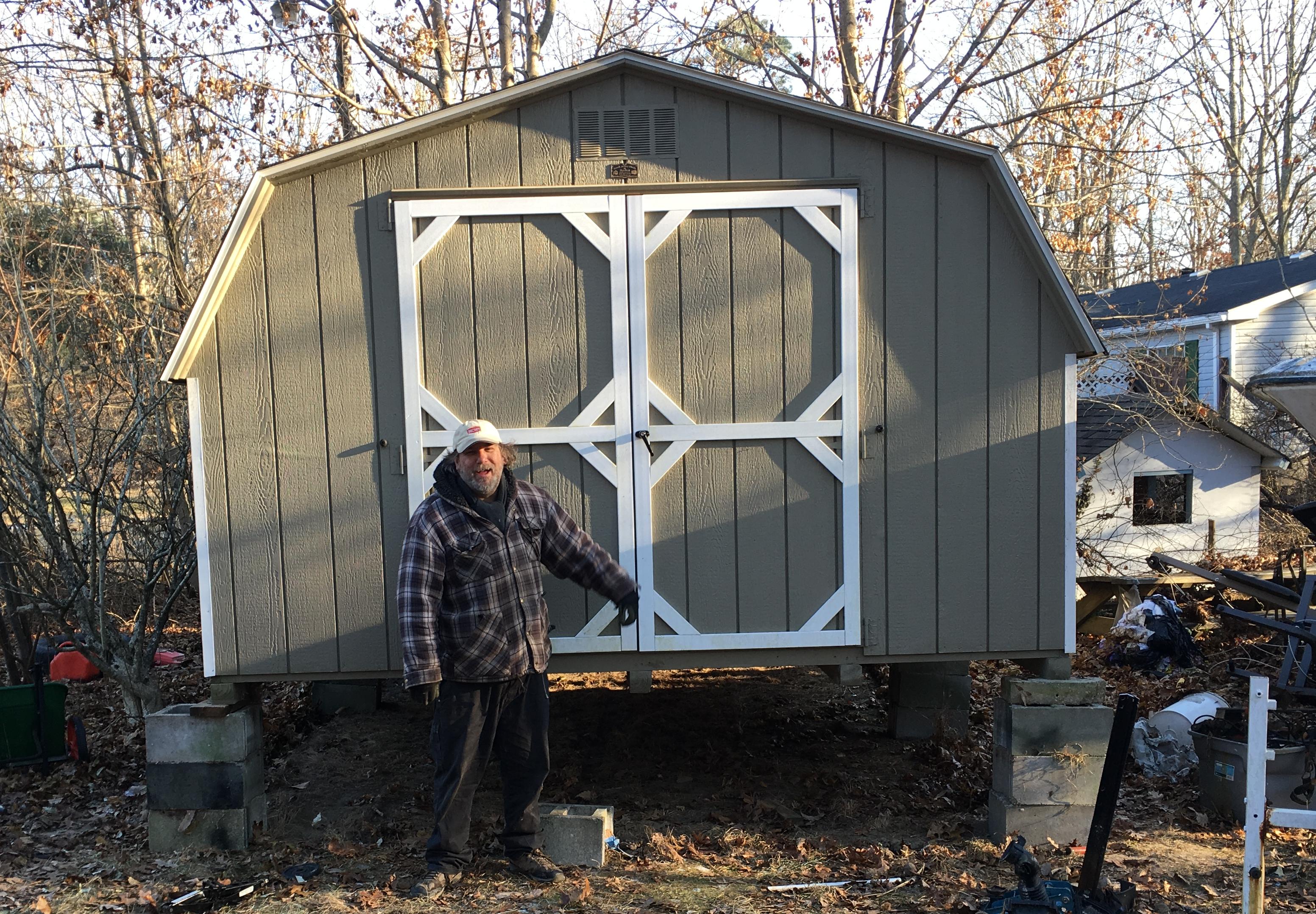 The levitating shed