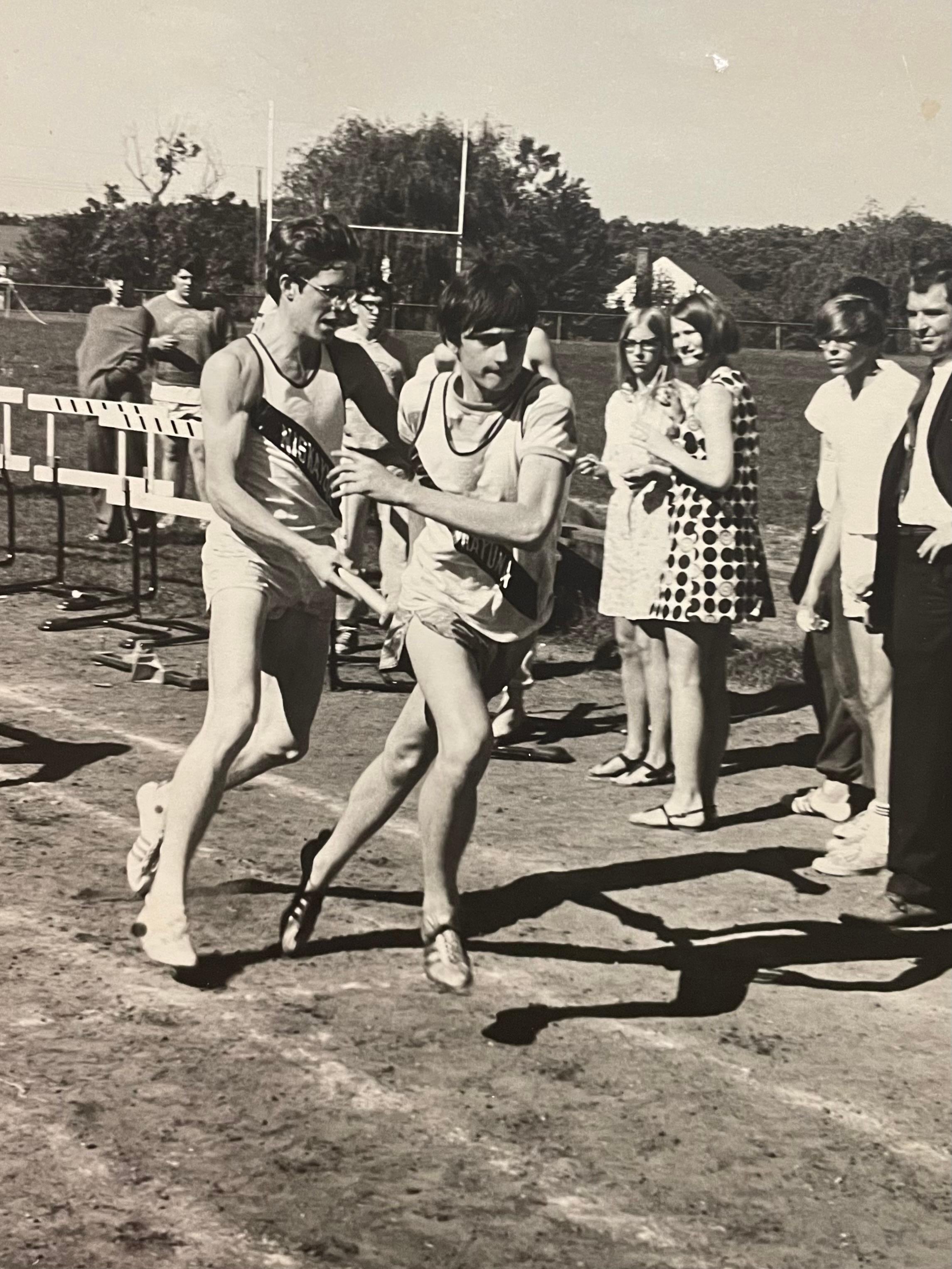 One of Poogy’s favorite photos of John…He ran a good race to the end.  