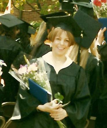 Connie receiving her Associates Degree from SRJC